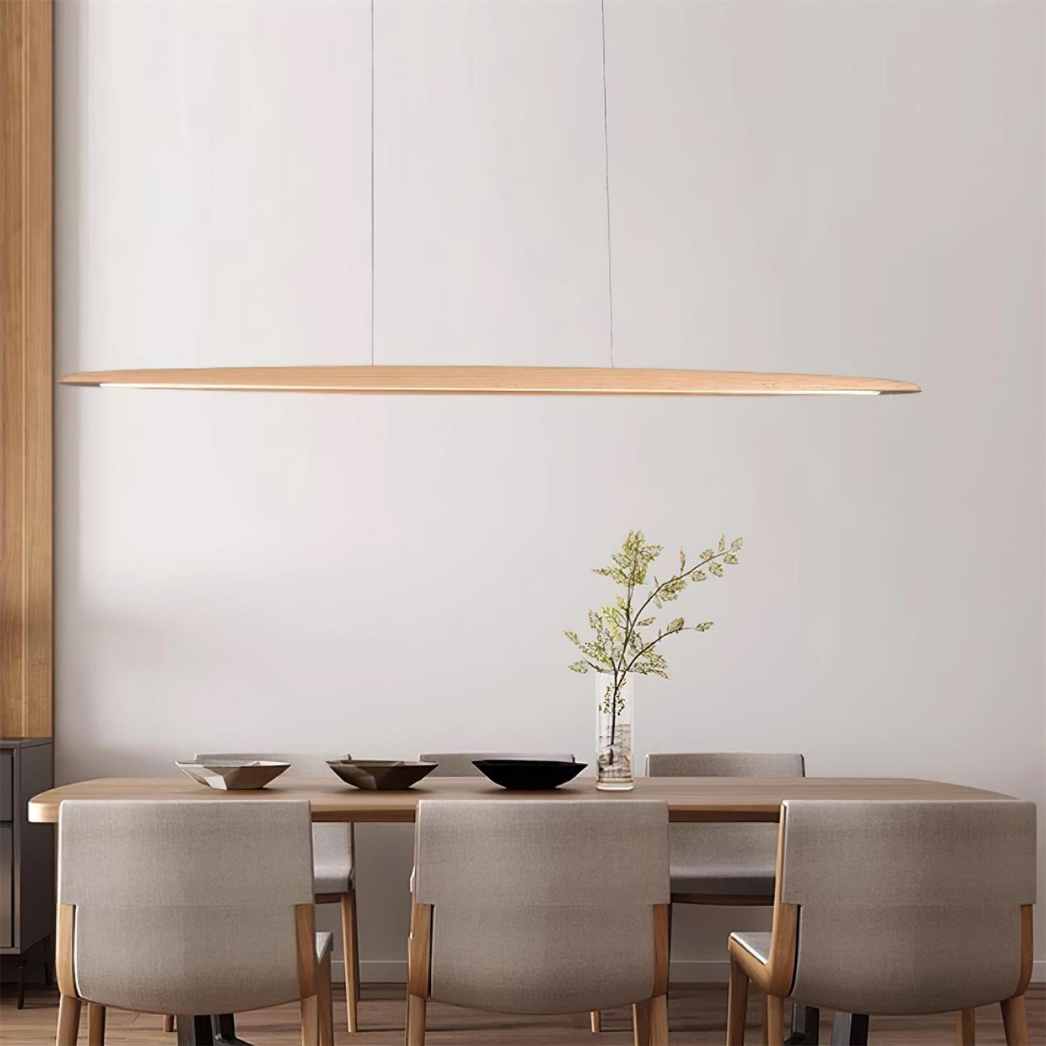 Duvane Holz Lineare Pendelleuchte Modern LED-Letslighting