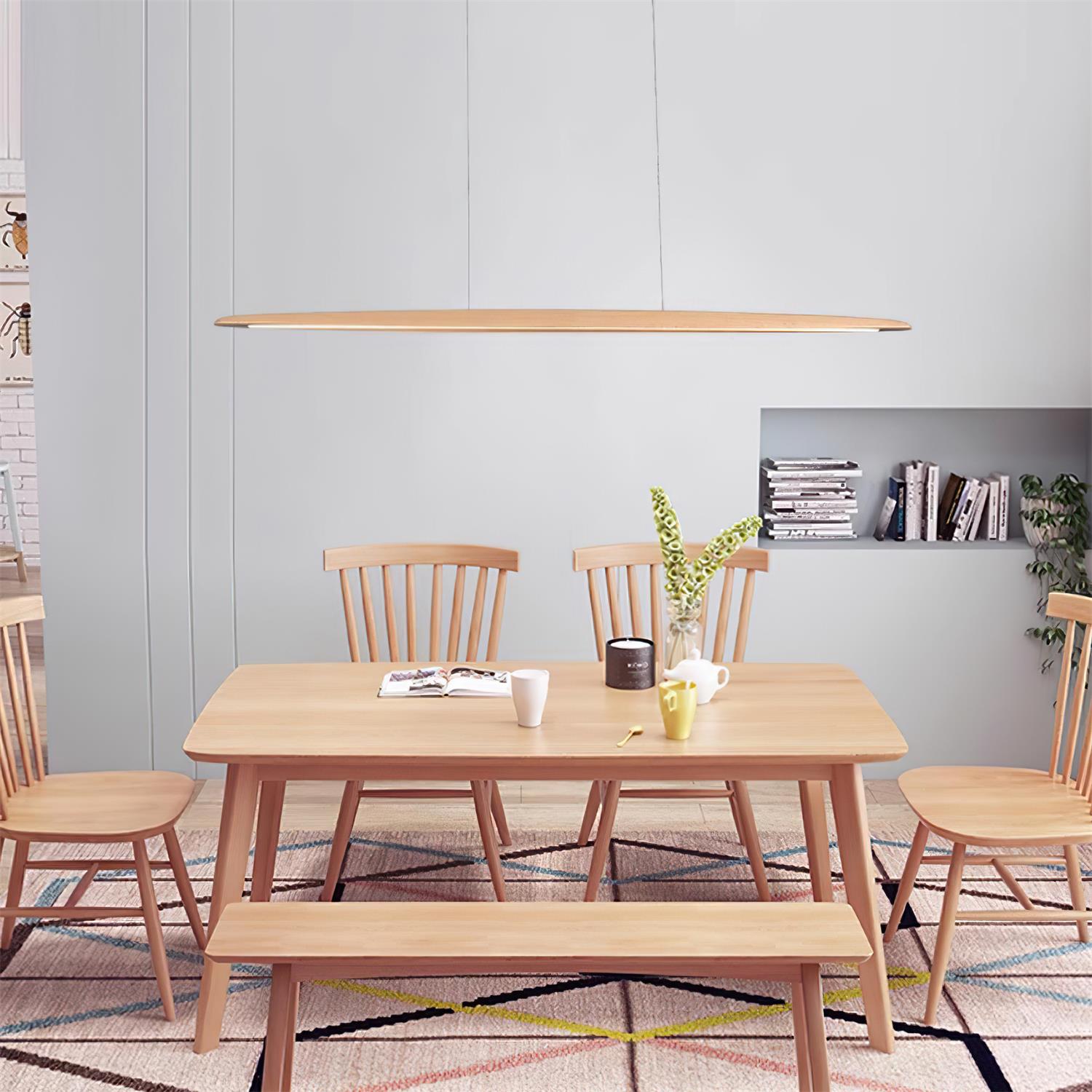Duvane Holz Lineare Pendelleuchte Modern LED-Letslighting