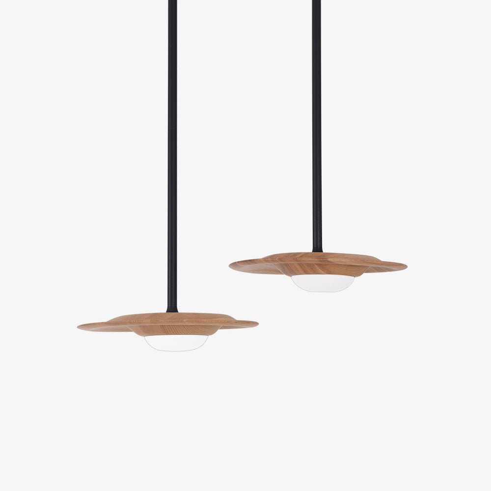 Cesilis Minimalistische Pendelleuchte aus Holz-Letslighting