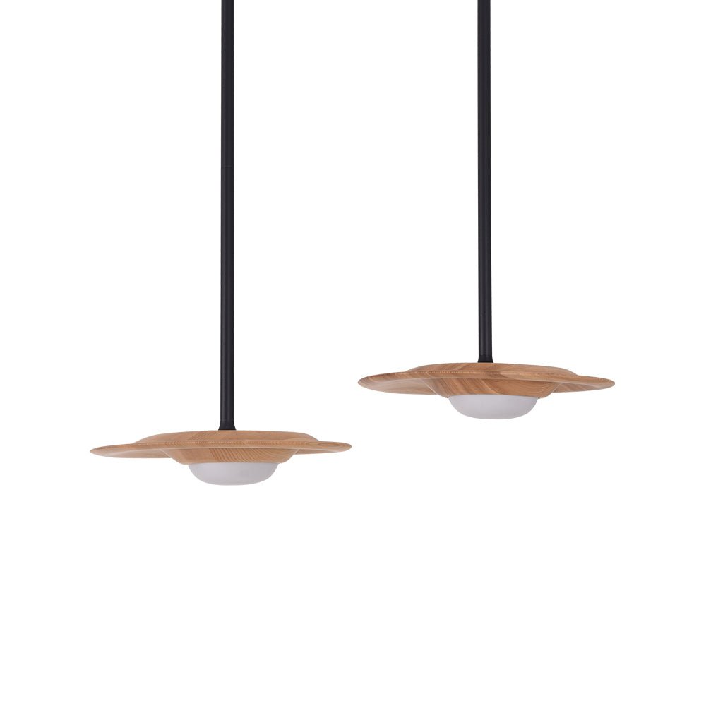Cesilis Minimalistische Pendelleuchte aus Holz-Letslighting