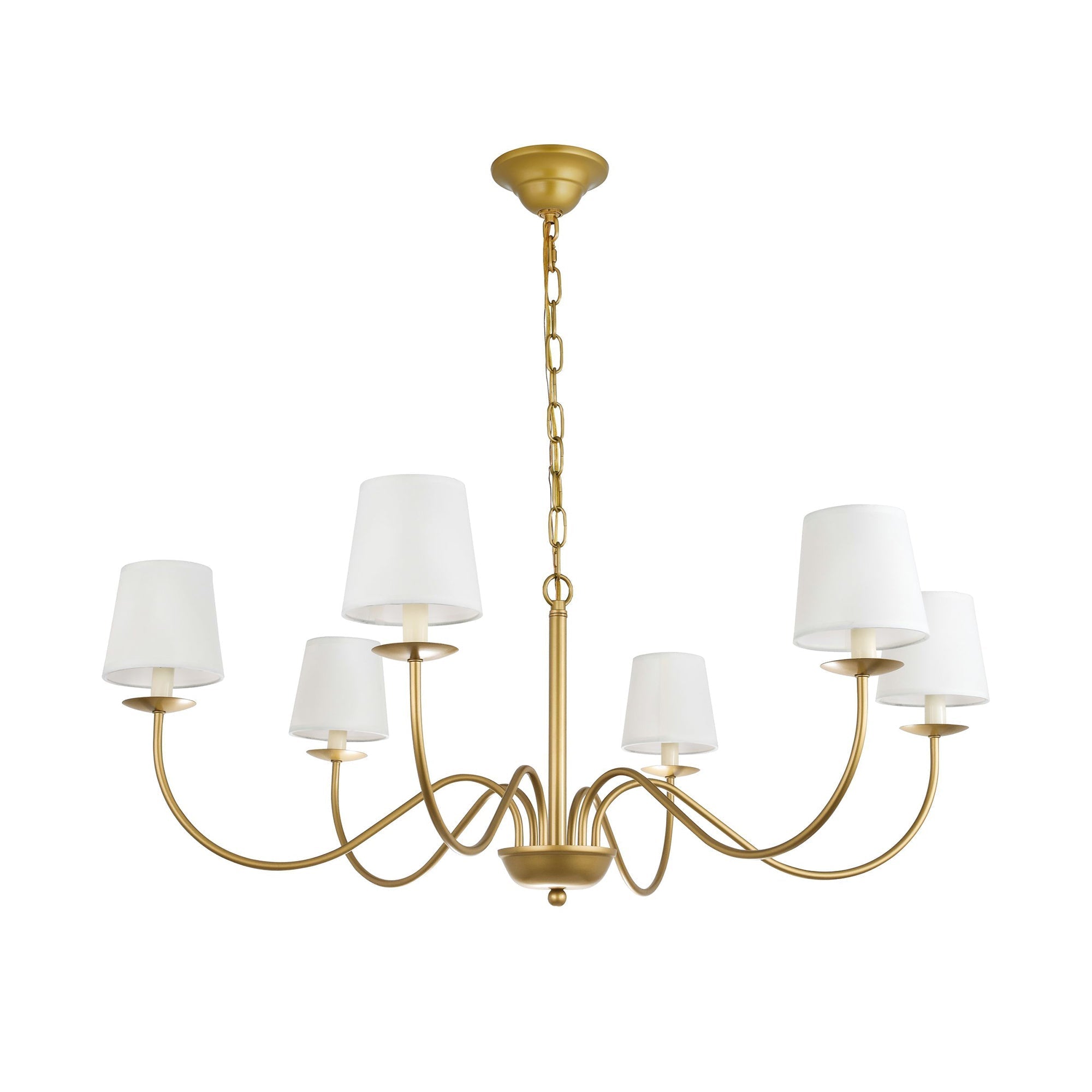 Amble Vintage Industrieller Messingstoff Kronleuchter-Letslighting