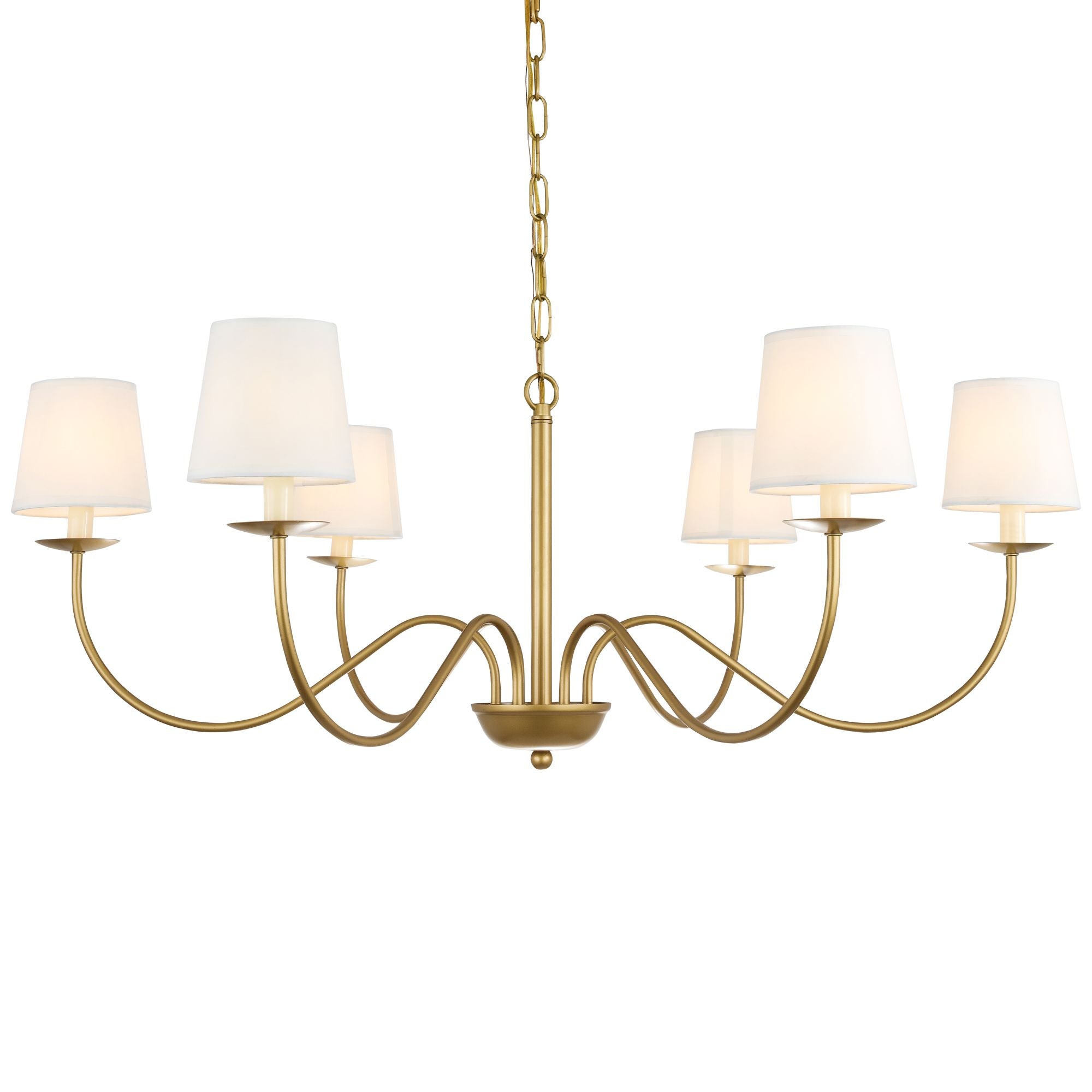 Amble Vintage Industrieller Messingstoff Kronleuchter-Letslighting