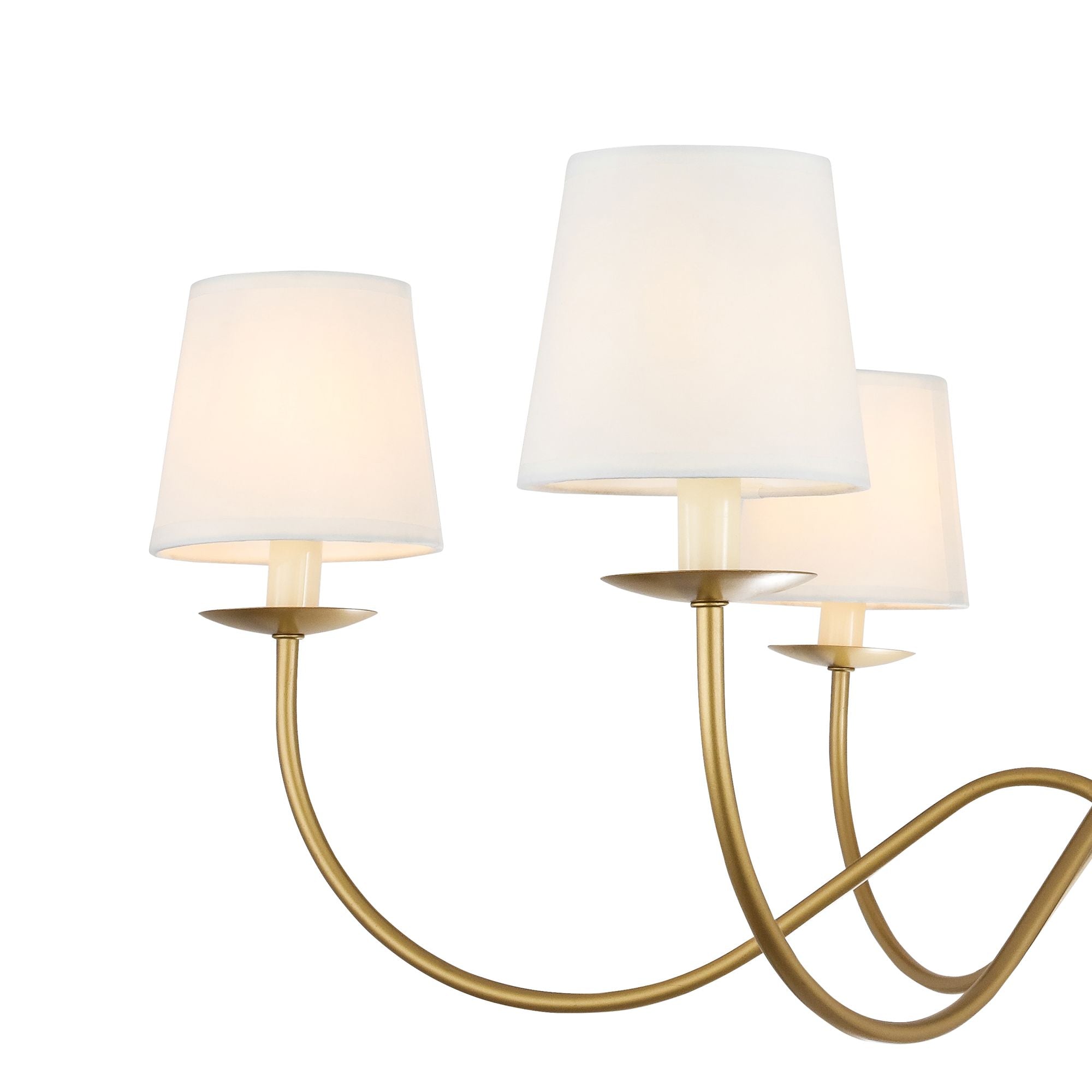 Amble Vintage Industrieller Messingstoff Kronleuchter-Letslighting