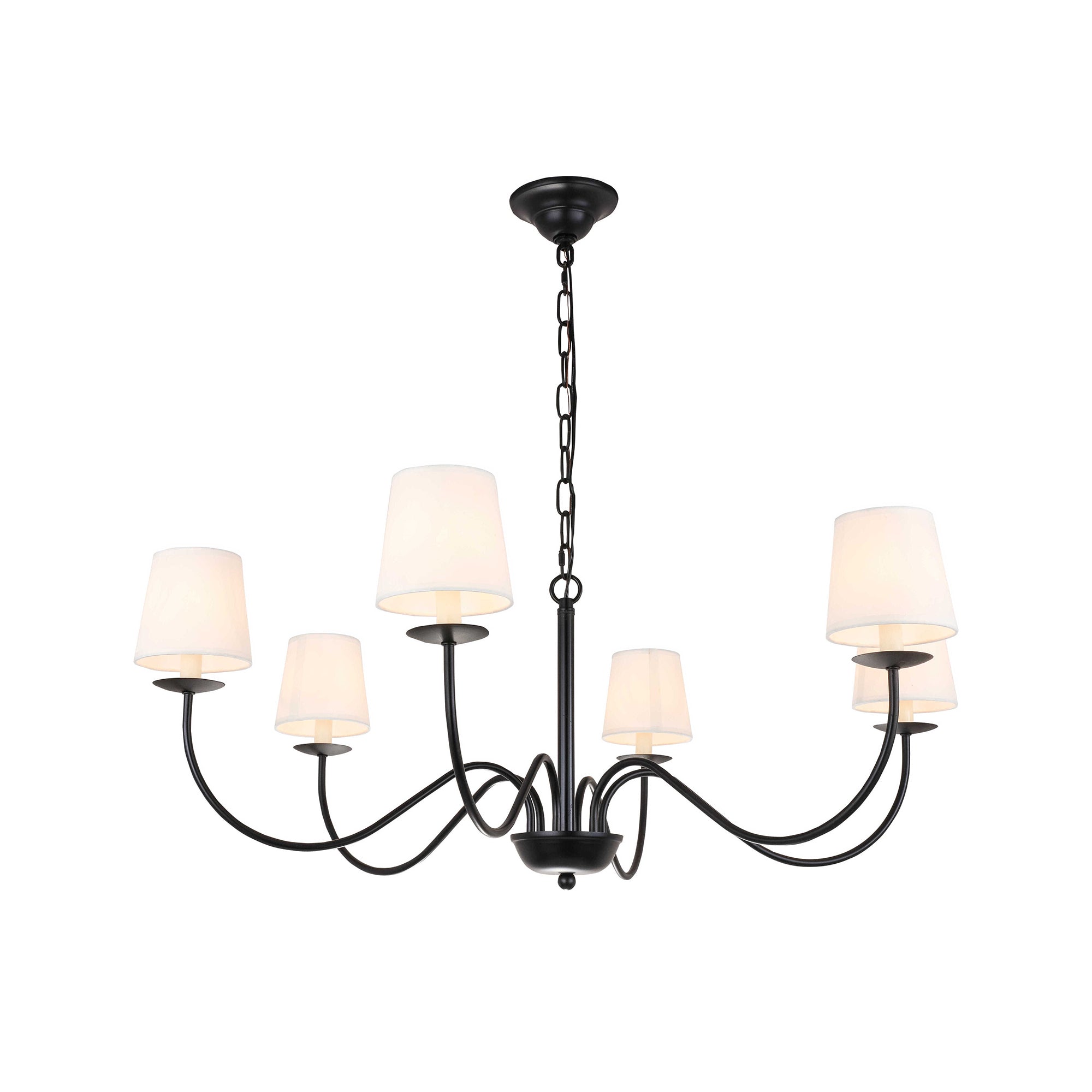 Amble Vintage Industrieller Messingstoff Kronleuchter-Letslighting