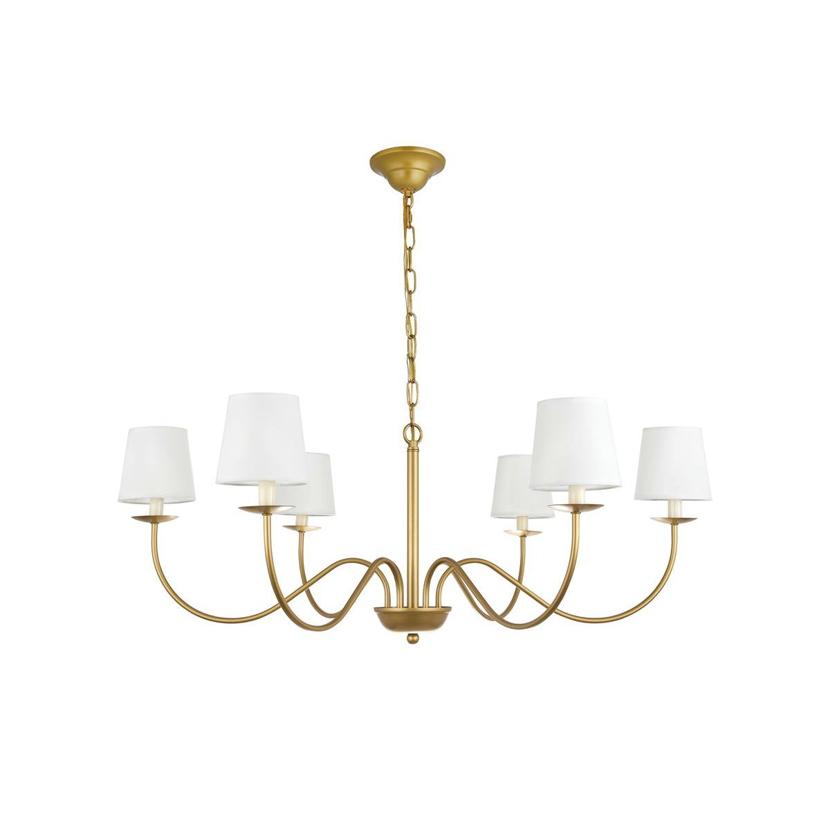 Amble Vintage Industrieller Messingstoff Kronleuchter-Letslighting