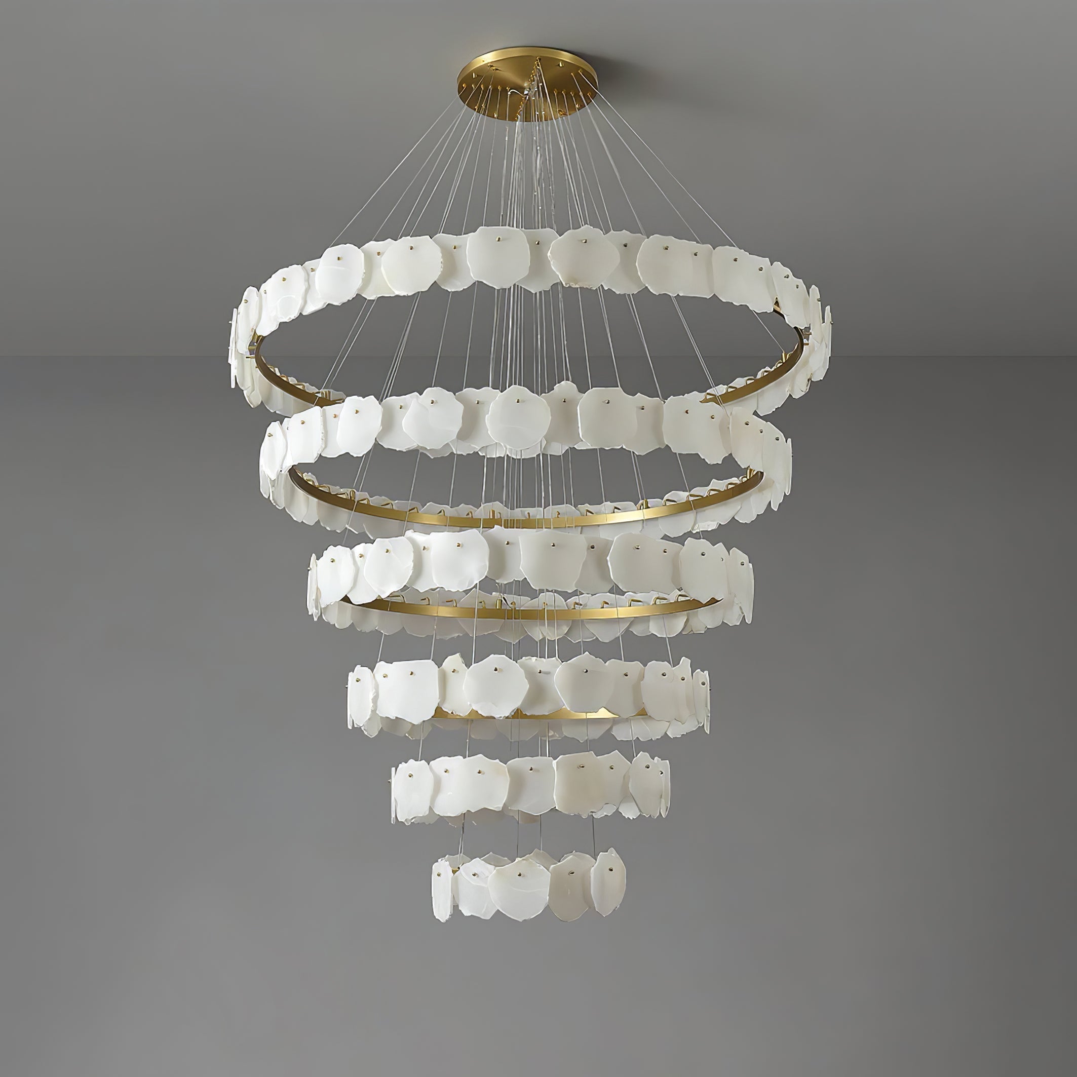 Selene Luxury Alabaster Chandelier - Neutralighting