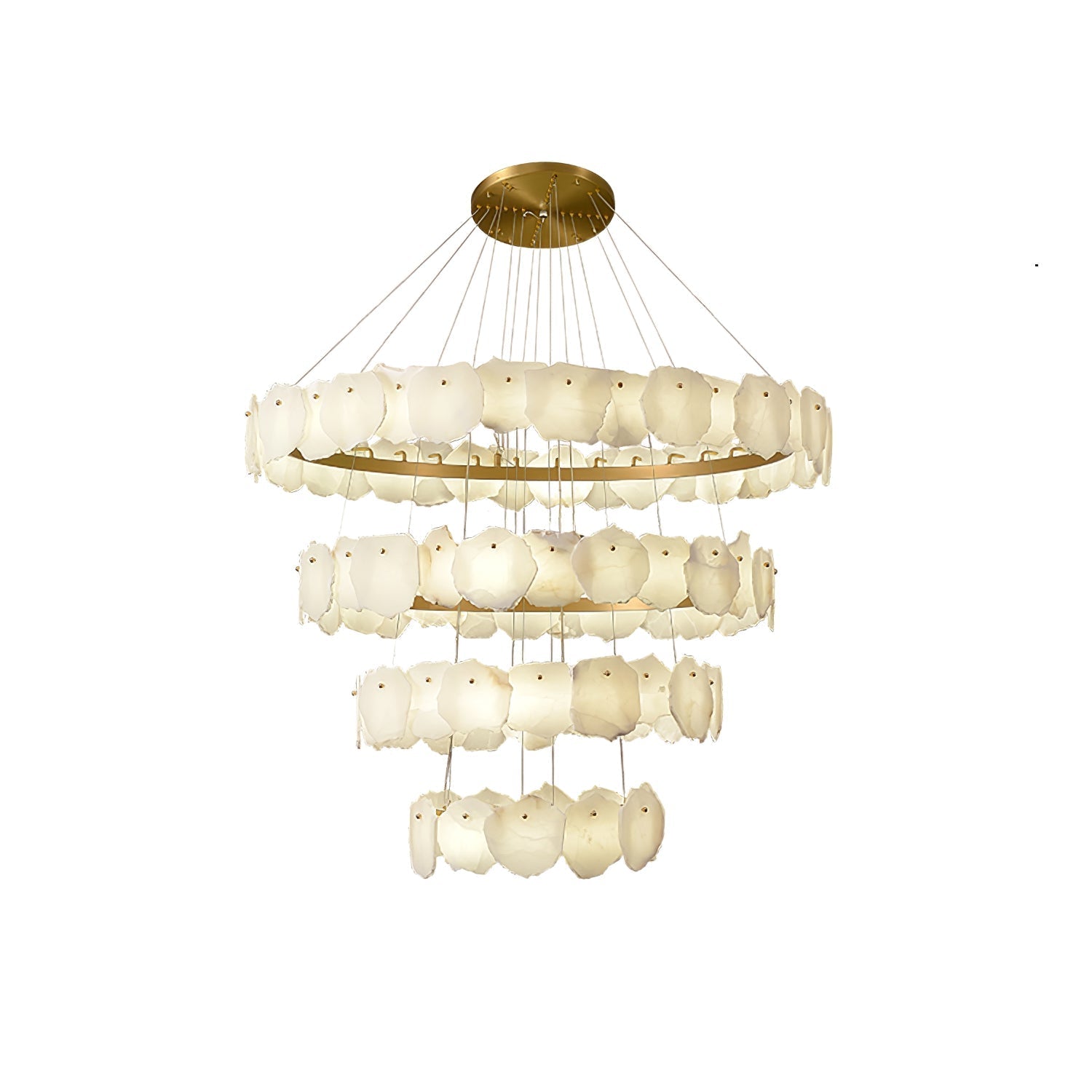 Selene Luxury Alabaster Chandelier - Neutralighting