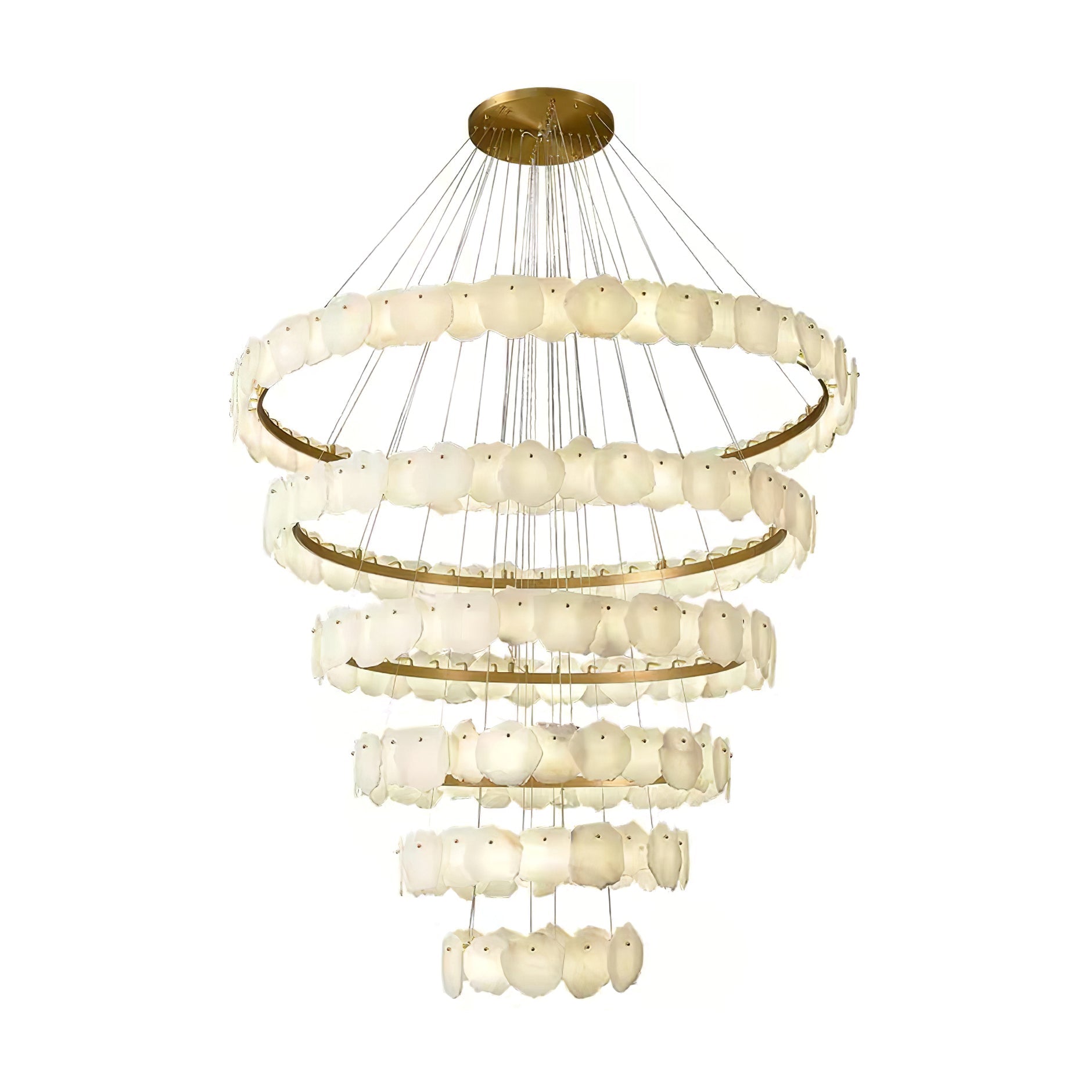 Selene Luxury Alabaster Chandelier - Neutralighting