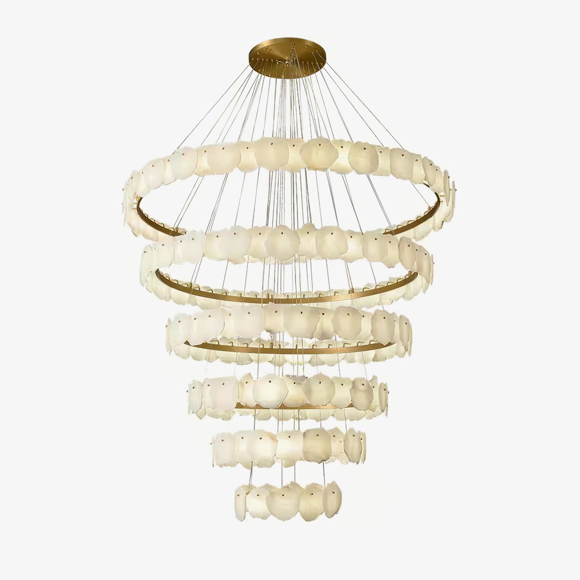 Selene Luxury Alabaster Chandelier - Neutralighting