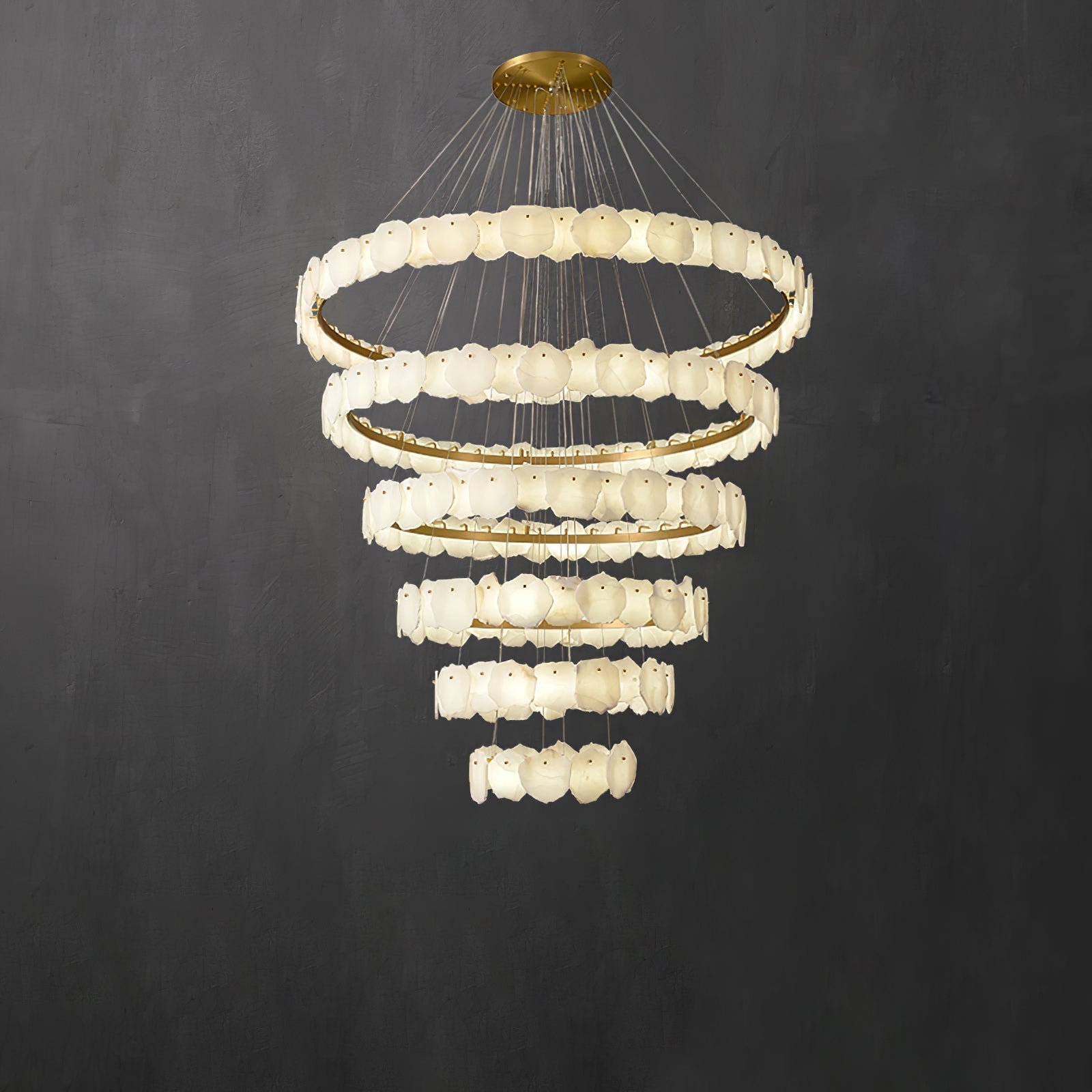 Selene Luxury Alabaster Chandelier - Neutralighting