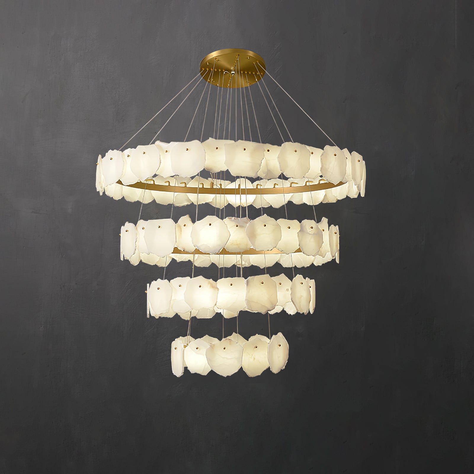 Selene Luxury Alabaster Chandelier - Neutralighting