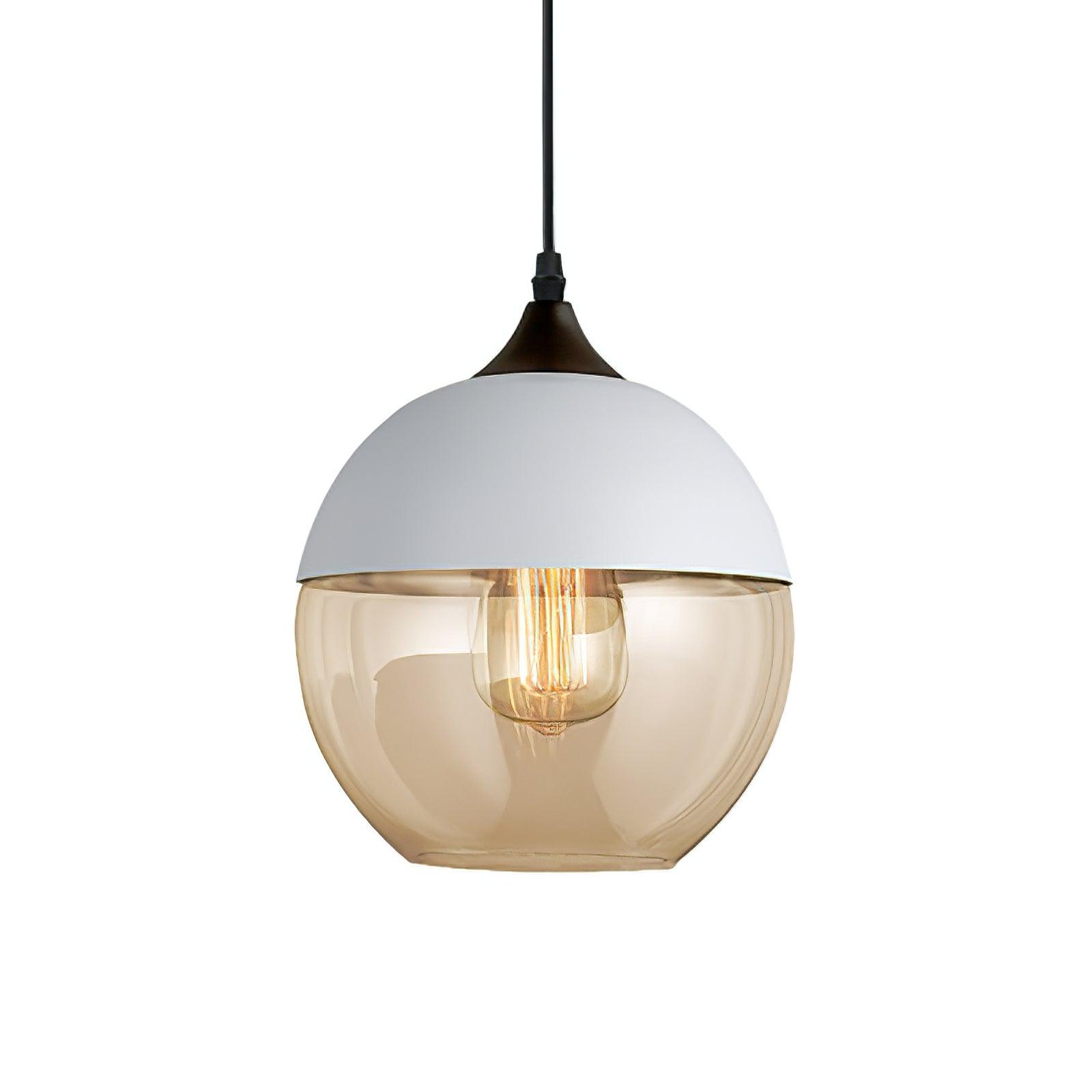Aura Industriell Glas Pendelleuchte-Letslighting
