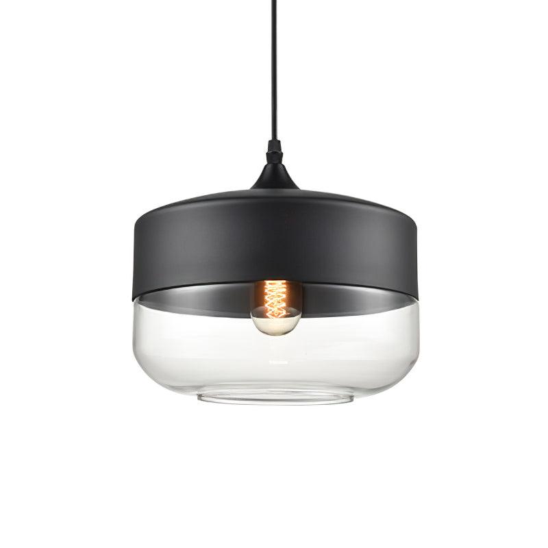 Aura Industriell Glas Pendelleuchte-Letslighting