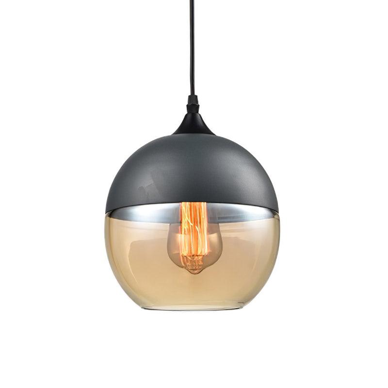 Aura Industriell Glas Pendelleuchte-Letslighting