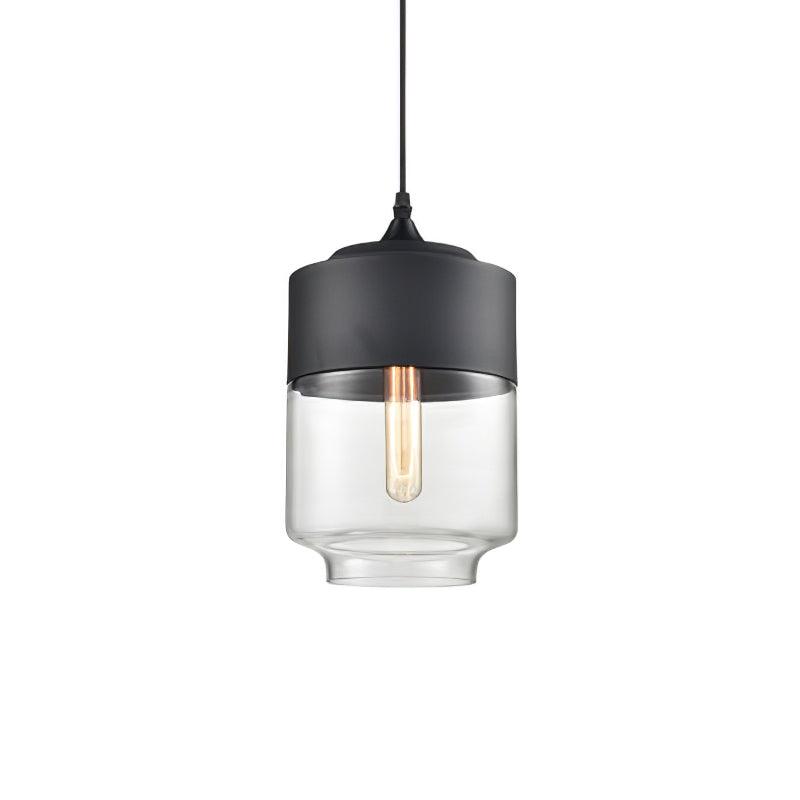 Aura Industriell Glas Pendelleuchte-Letslighting