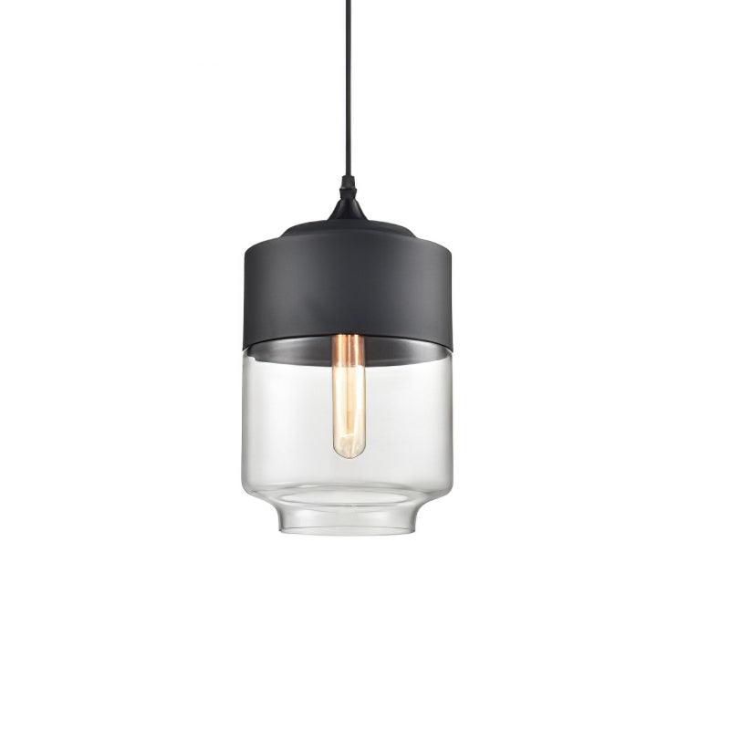 Aura Industriell Glas Pendelleuchte-Letslighting