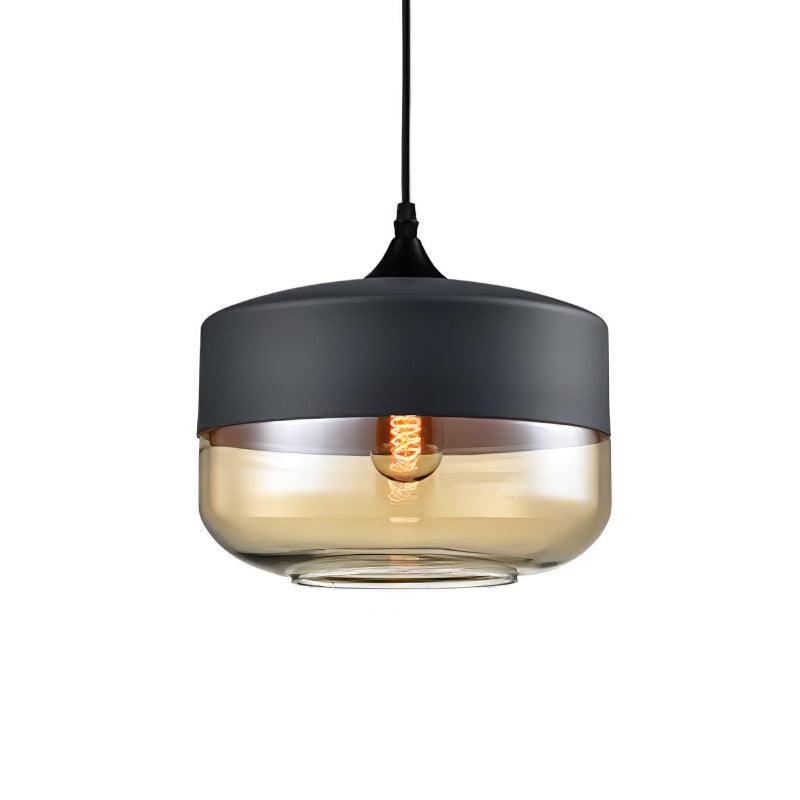 Aura Industriell Glas Pendelleuchte-Letslighting