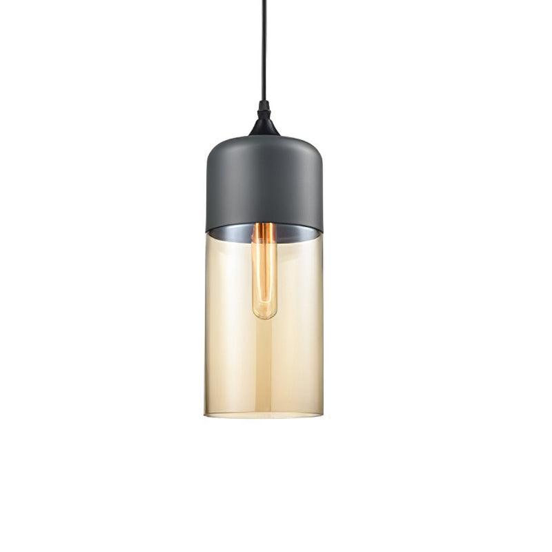 Aura Industriell Glas Pendelleuchte-Letslighting