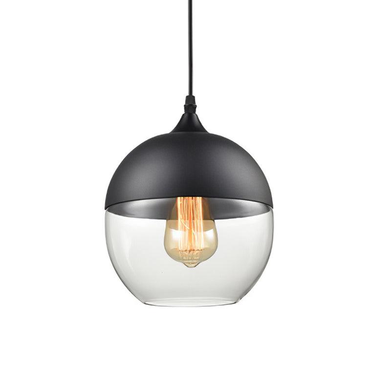 Aura Industriell Glas Pendelleuchte-Letslighting