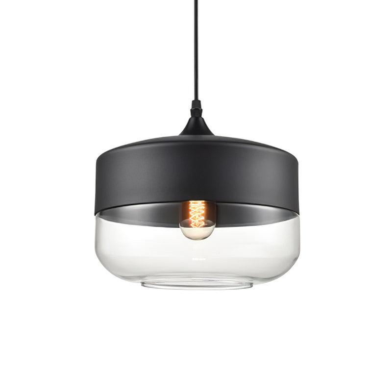 Aura Industriell Glas Pendelleuchte-Letslighting