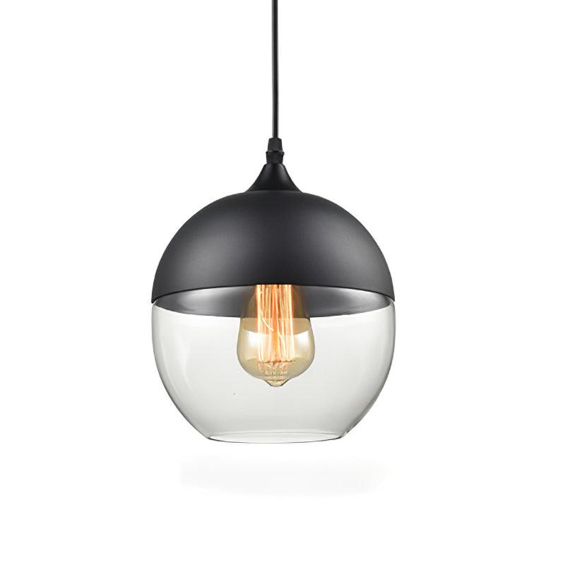 Aura Industriell Glas Pendelleuchte-Letslighting
