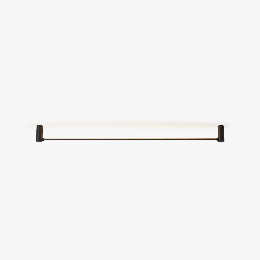 Arisha Minimalist Linear Flush Mount Ceiling Light, Schwarz, Küche