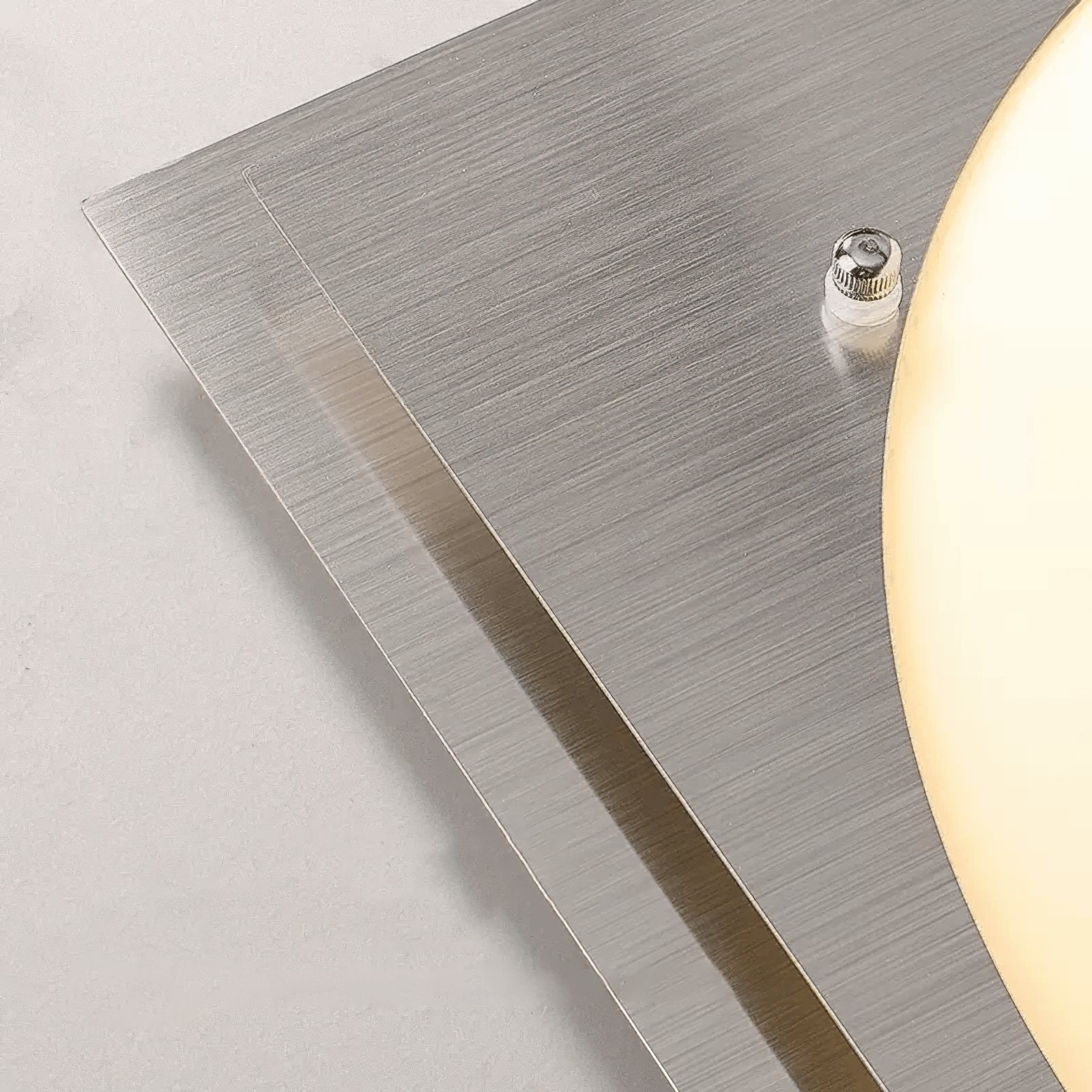 Astrain Deckenleuchte aus Glas und Stahl-Letslighting
