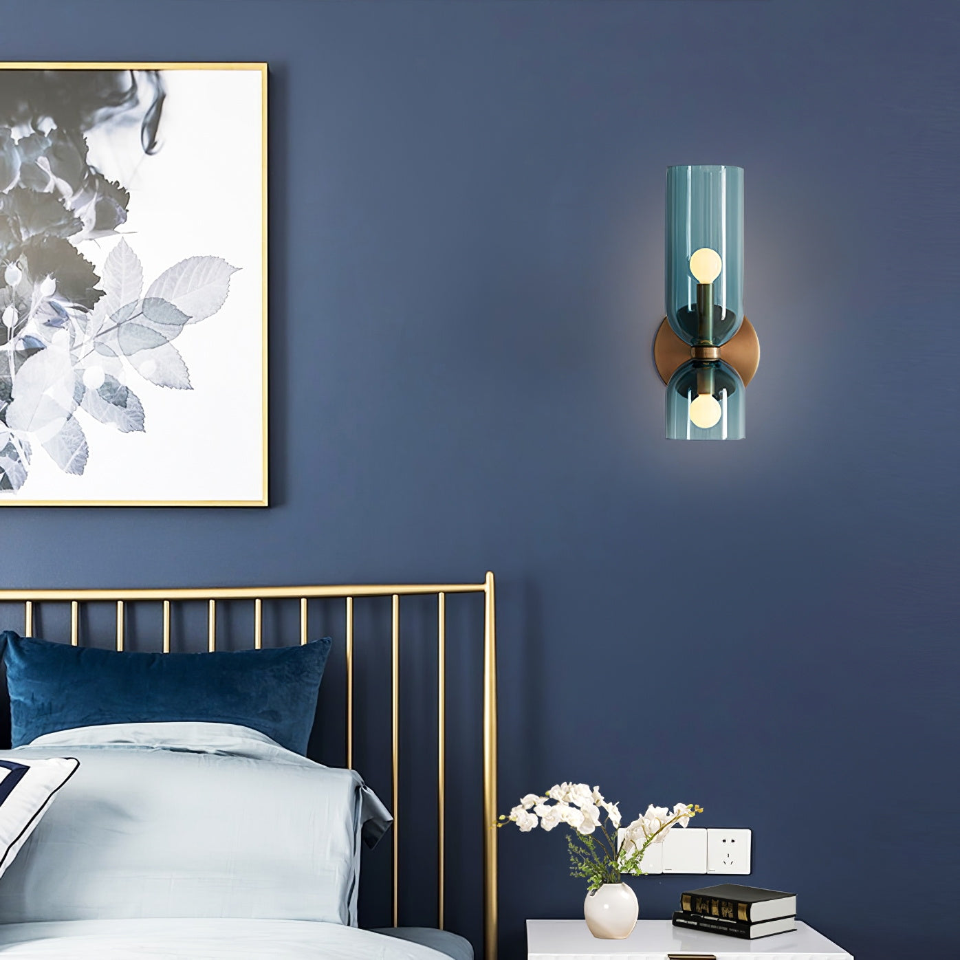 Chime Messing Glas Wandleuchte-Letslighting