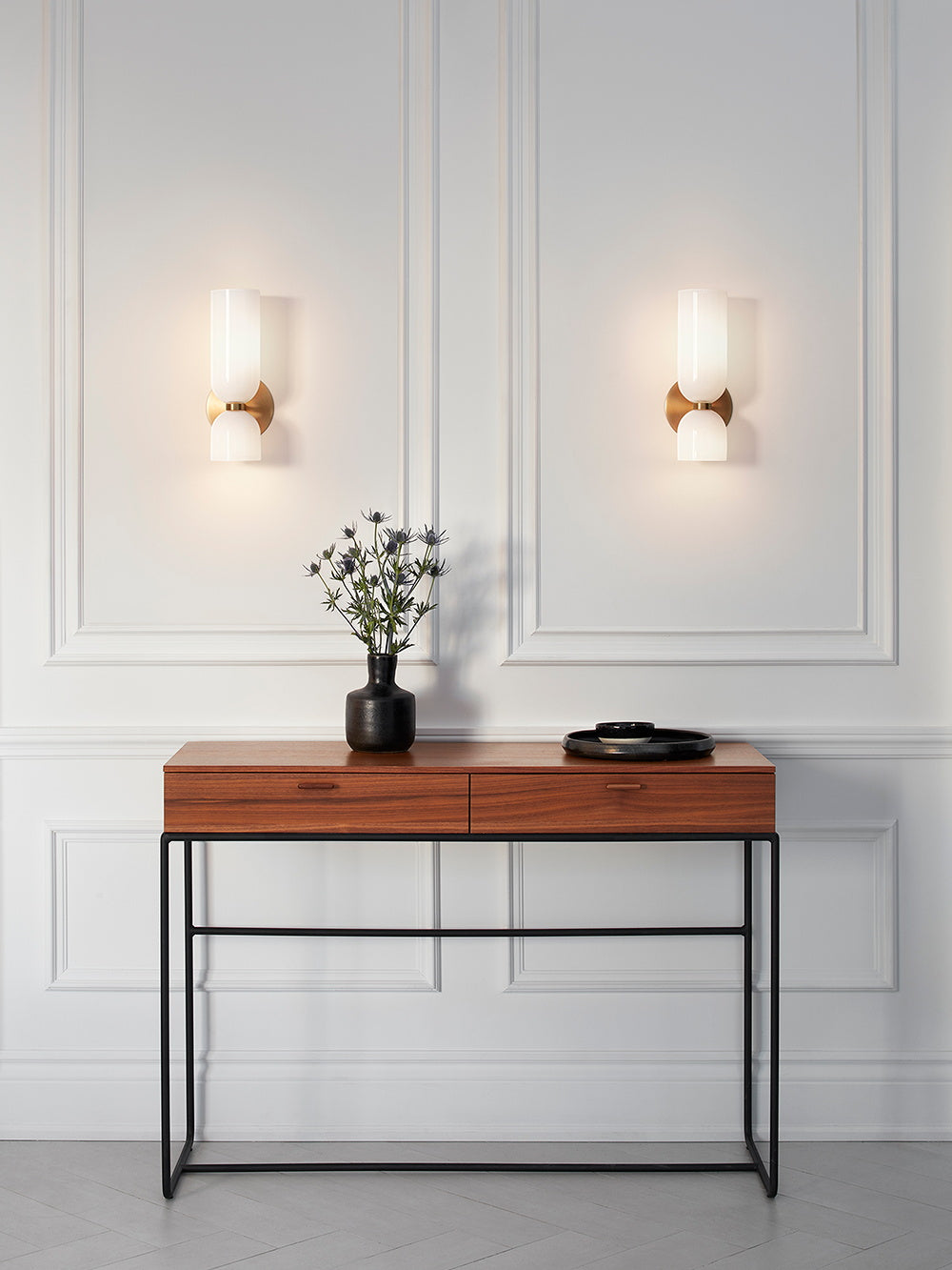 Chime Messing Glas Wandleuchte-Letslighting