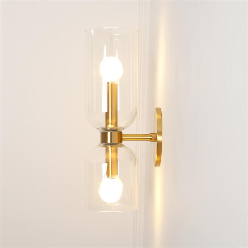 Chime Messing Glas Wandleuchte-Letslighting