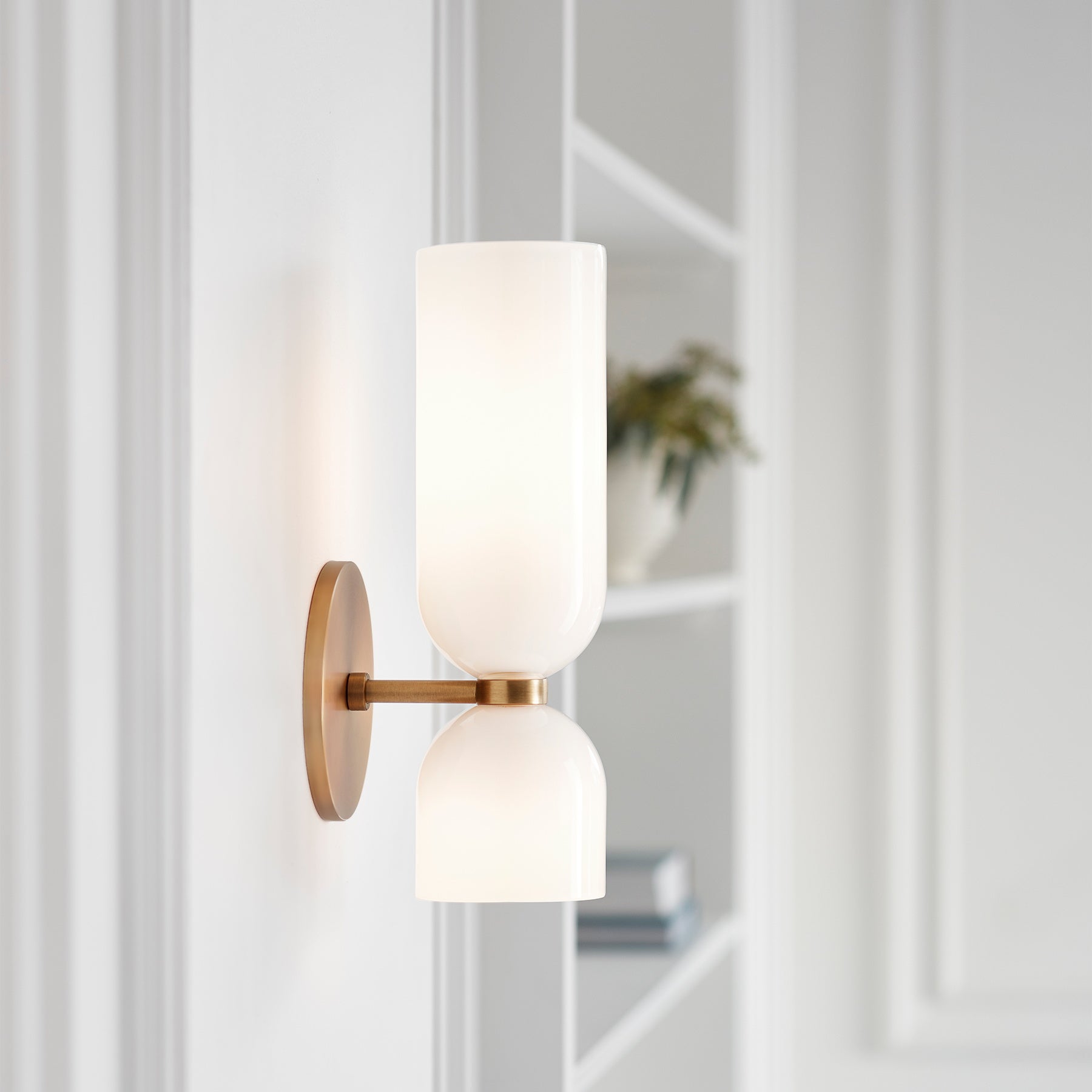 Chime Messing Glas Wandleuchte-Letslighting