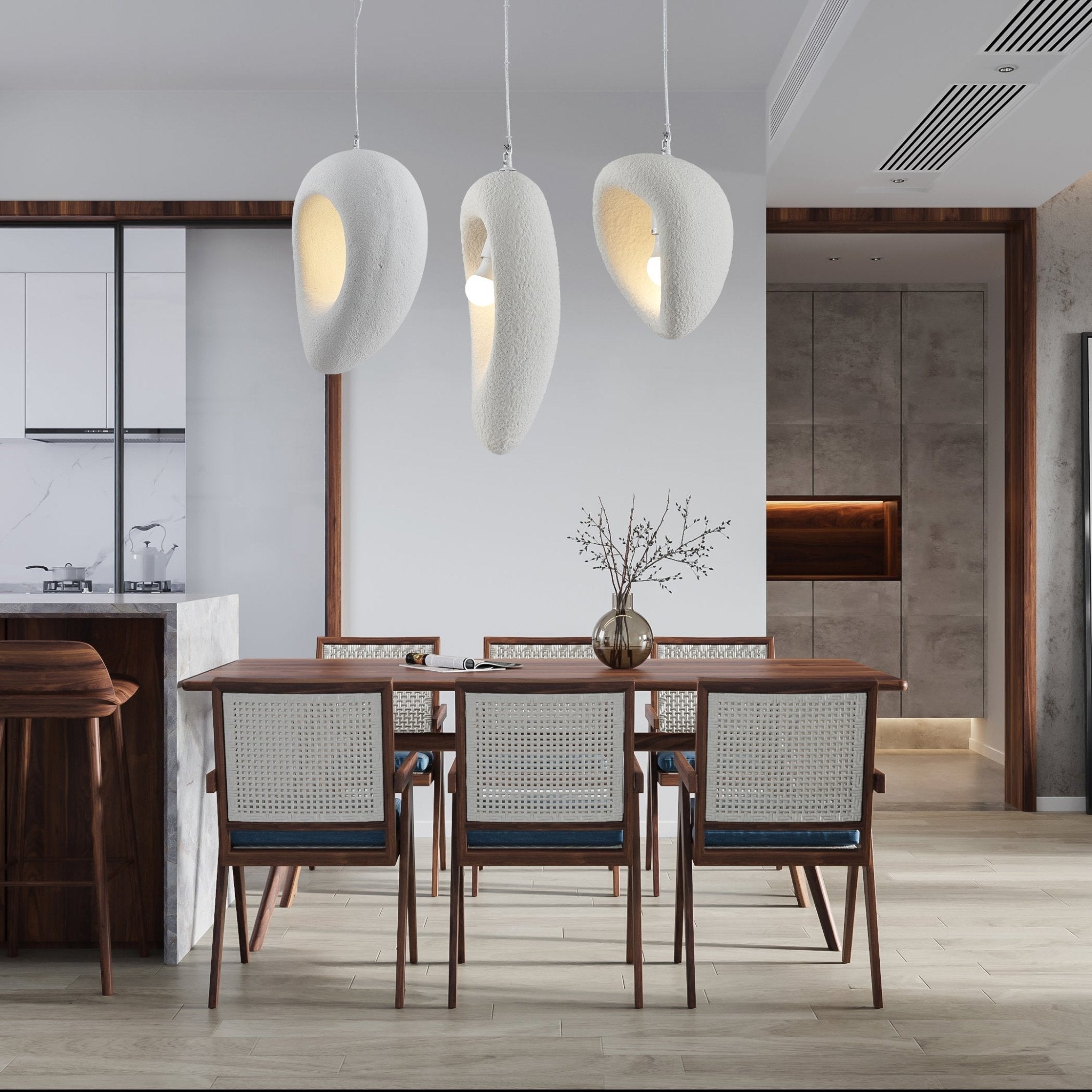 Uraeia Modern Minimalistisch Wabi Pendelleuchte-Letslighting