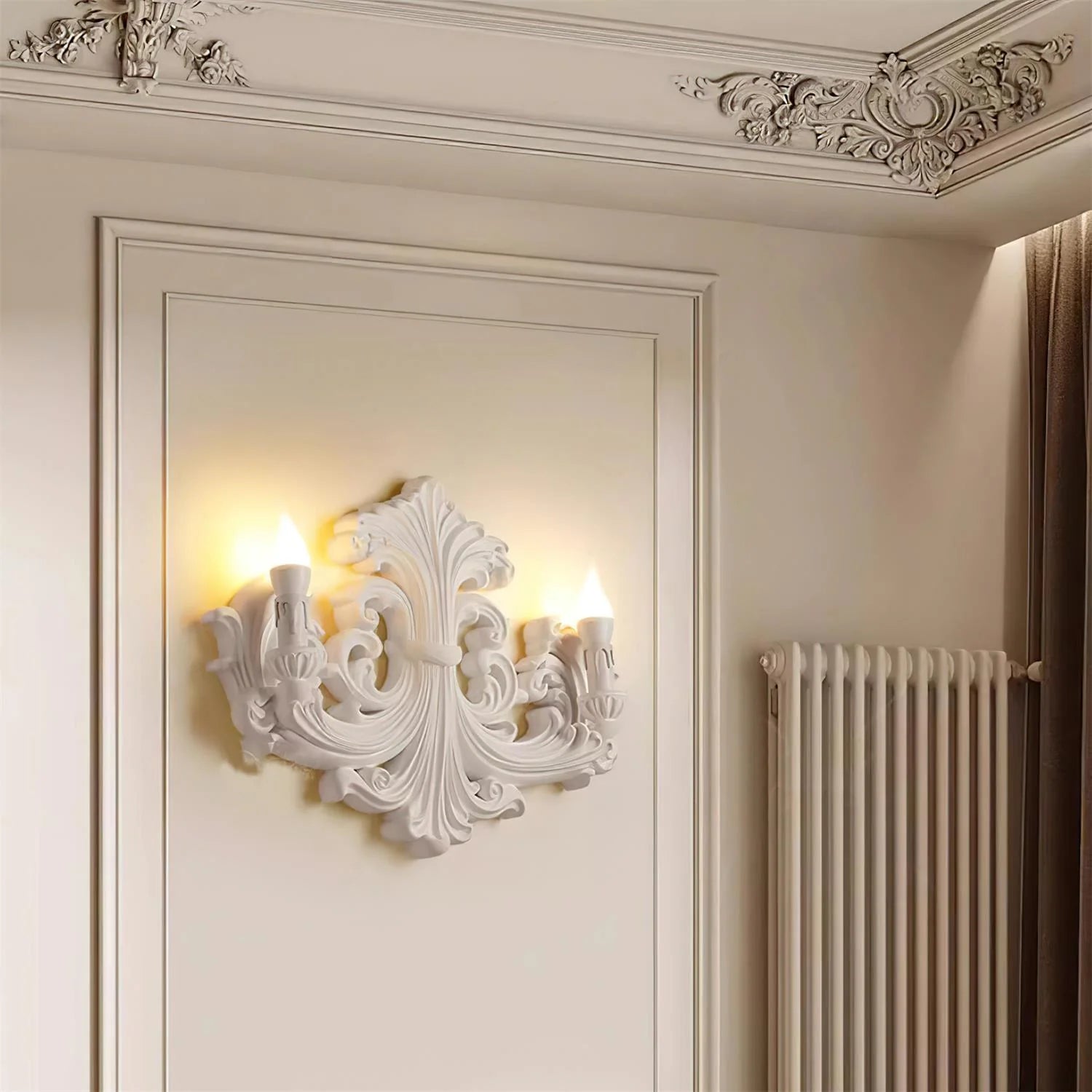 Eon Gips Eleganz Traditionell Wandleuchte-Letslighting