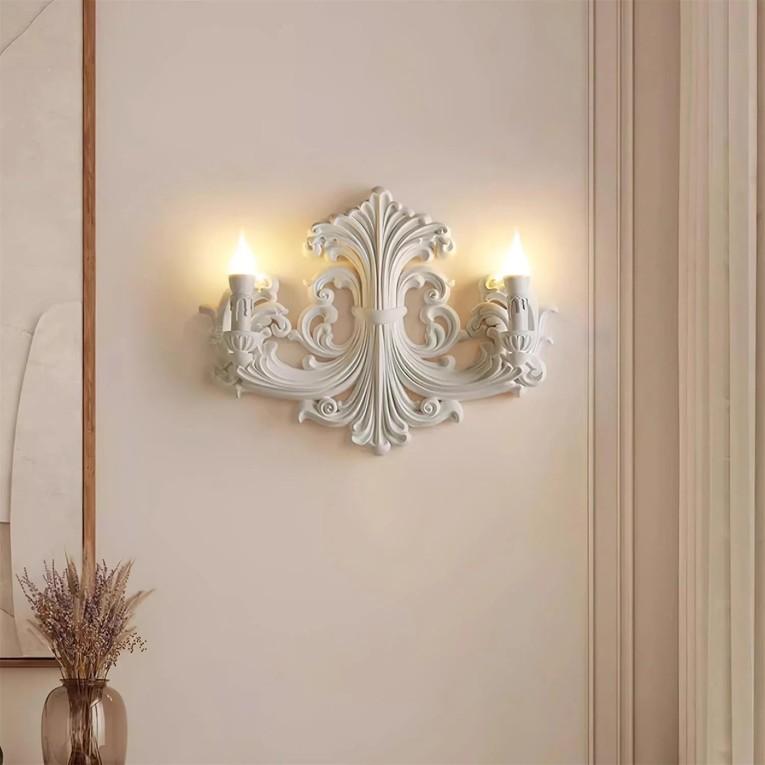 Eon Gips Eleganz Traditionell Wandleuchte-Letslighting