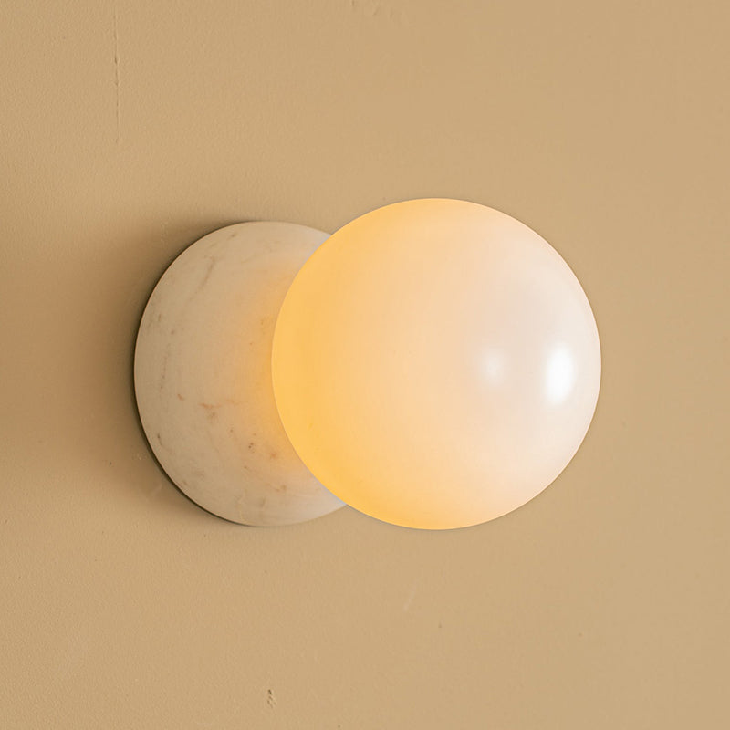 Fable Marmor Glas Wandleuchte-Letslighting