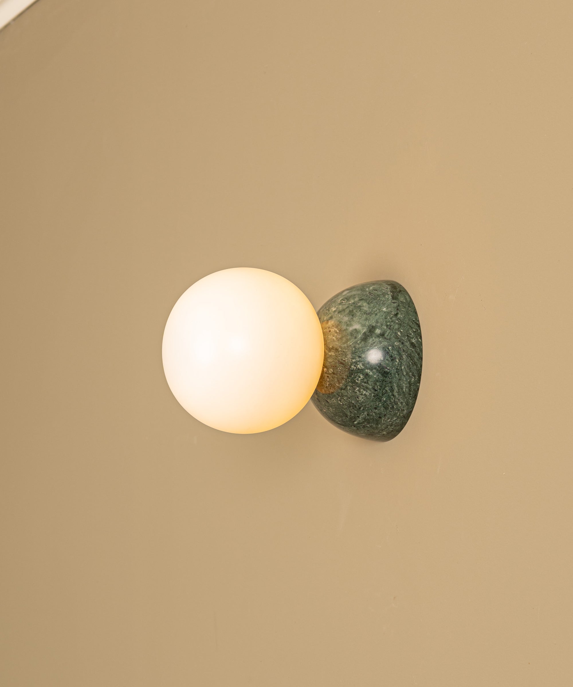 Fable Modern Minimalist Marble Glass Wall Lamp - Letslighting