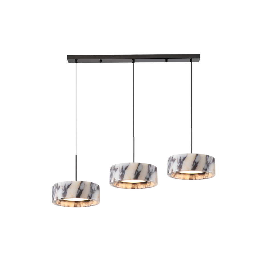 Glide Modern Minimalist Marble Metal Pendant Lamp - Letslighting