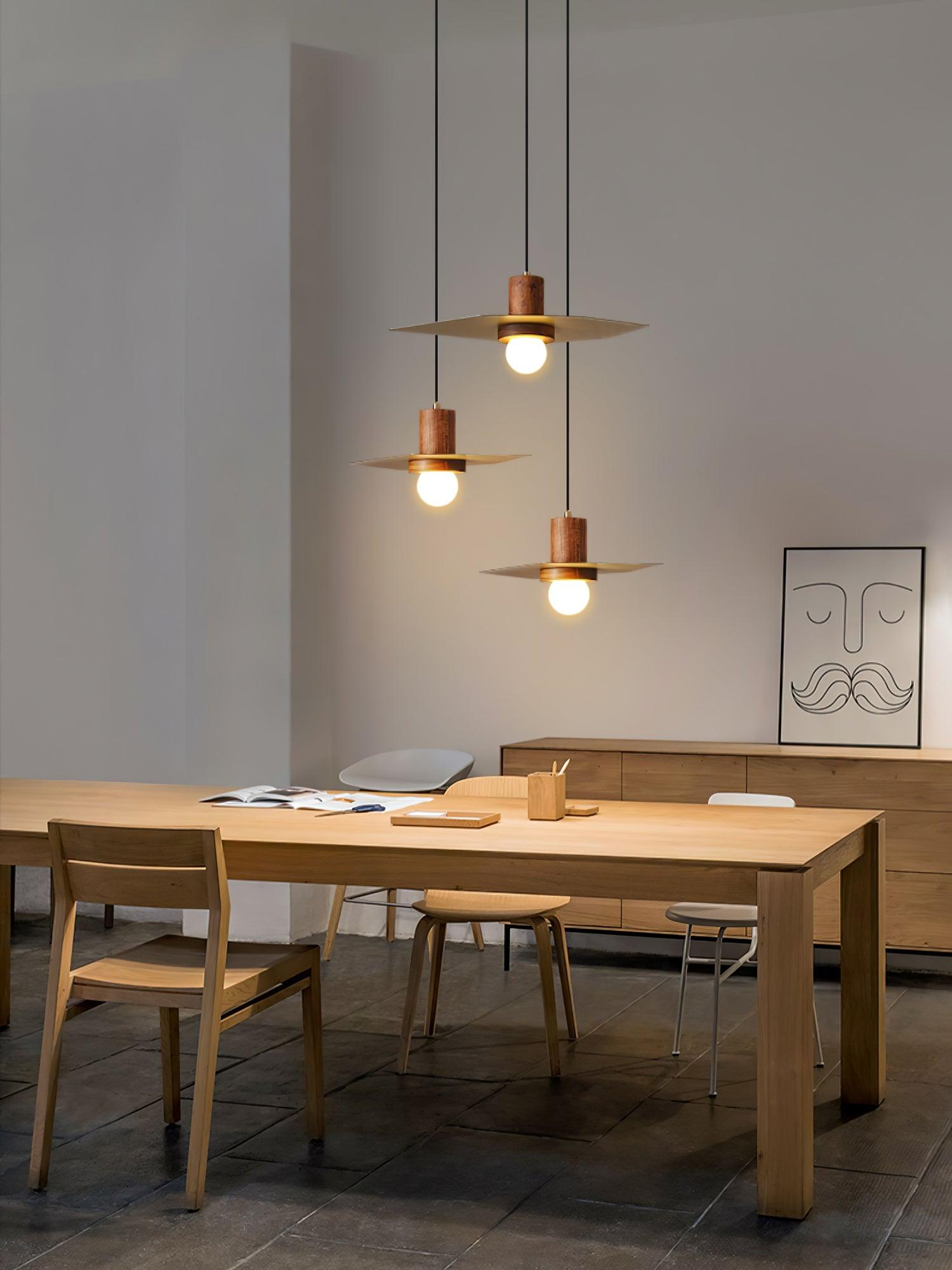 Olvenan Premium Nordic Art Holz Pendelleuchte-Letslighting