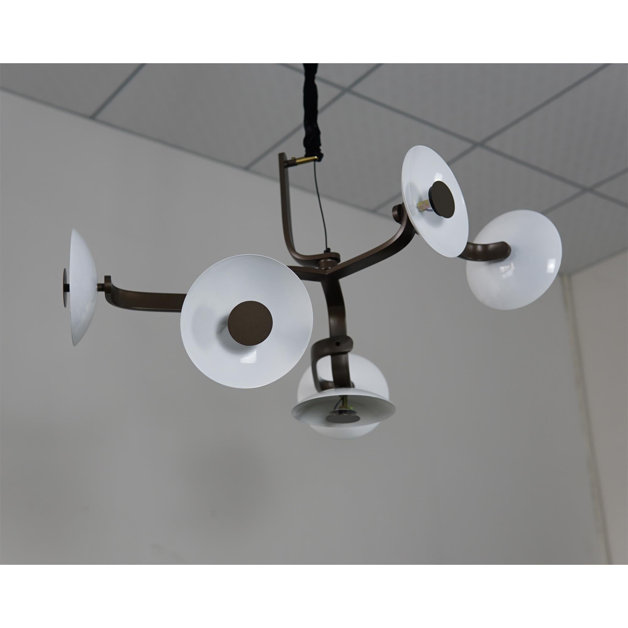 Jade Moderner Brauner Kronleuchter-Letslighting