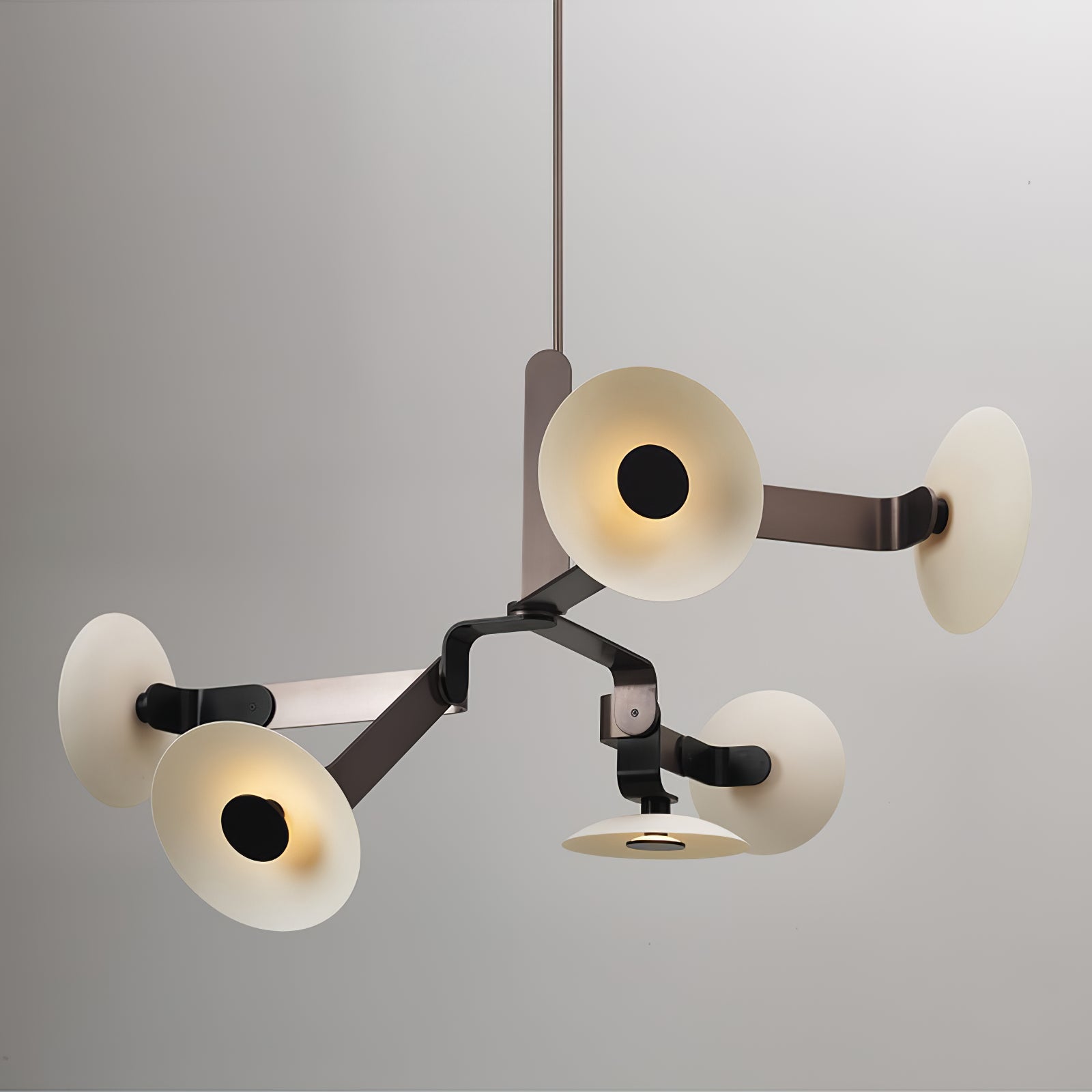Jade Moderner Brauner Kronleuchter-Letslighting
