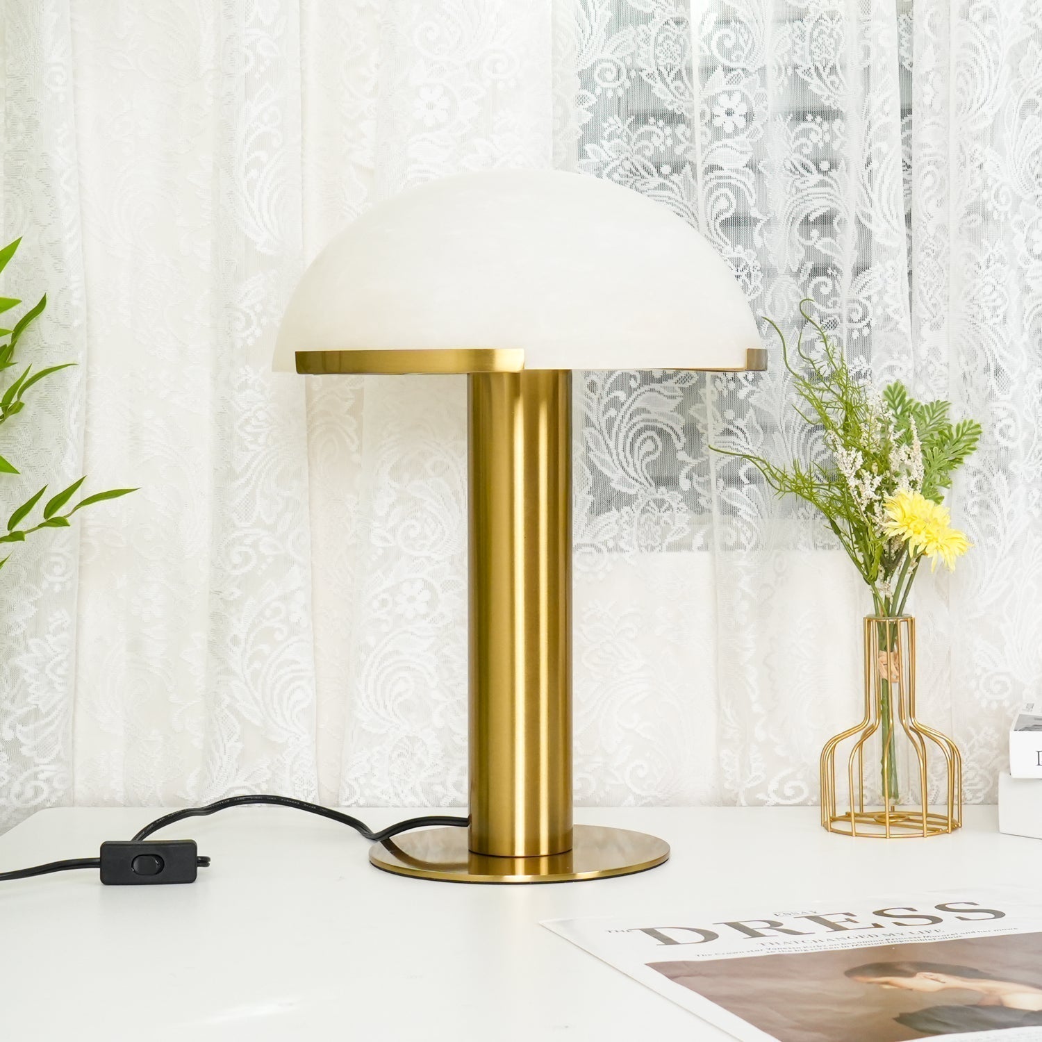 Ibera Alabaster Table Lamp - Letslighting