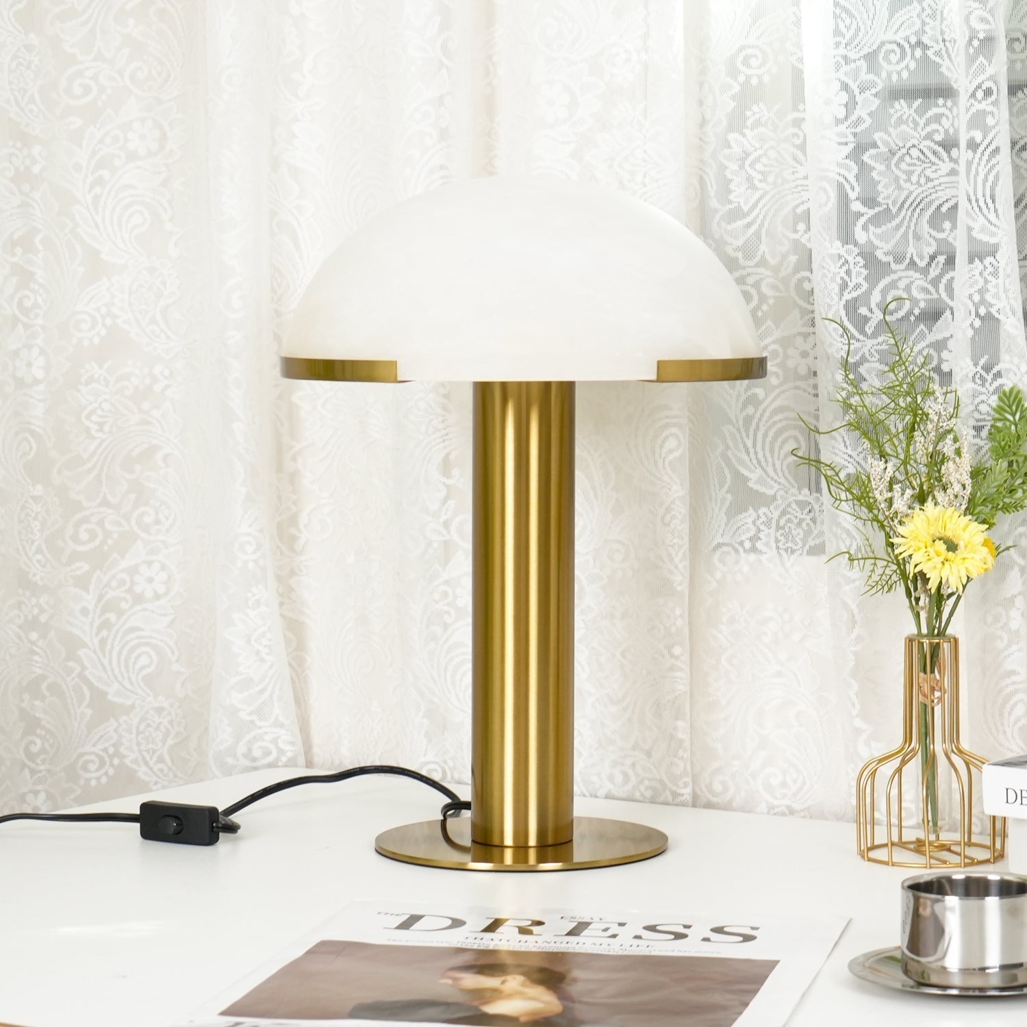 Ibera Alabaster Table Lamp - Letslighting