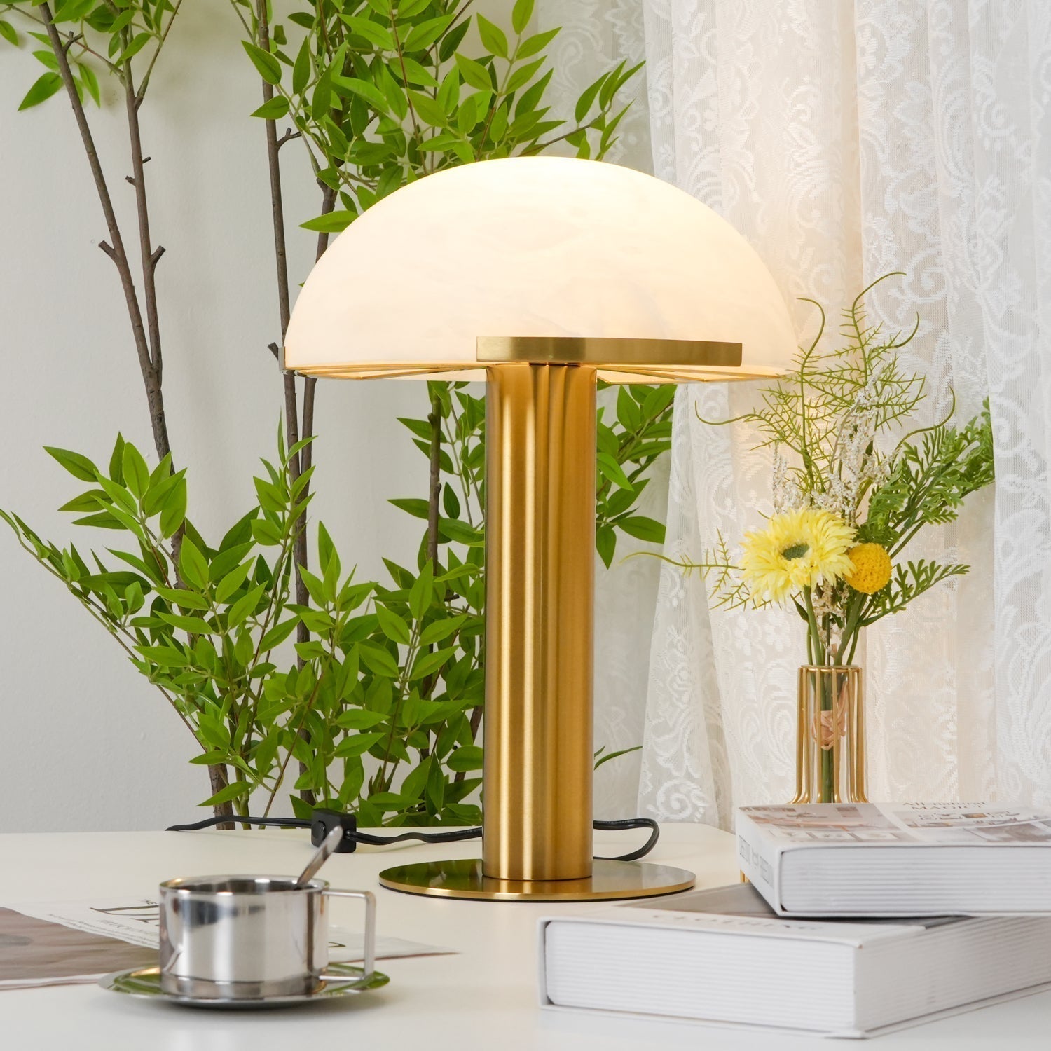 Ibera Alabaster Table Lamp - Letslighting
