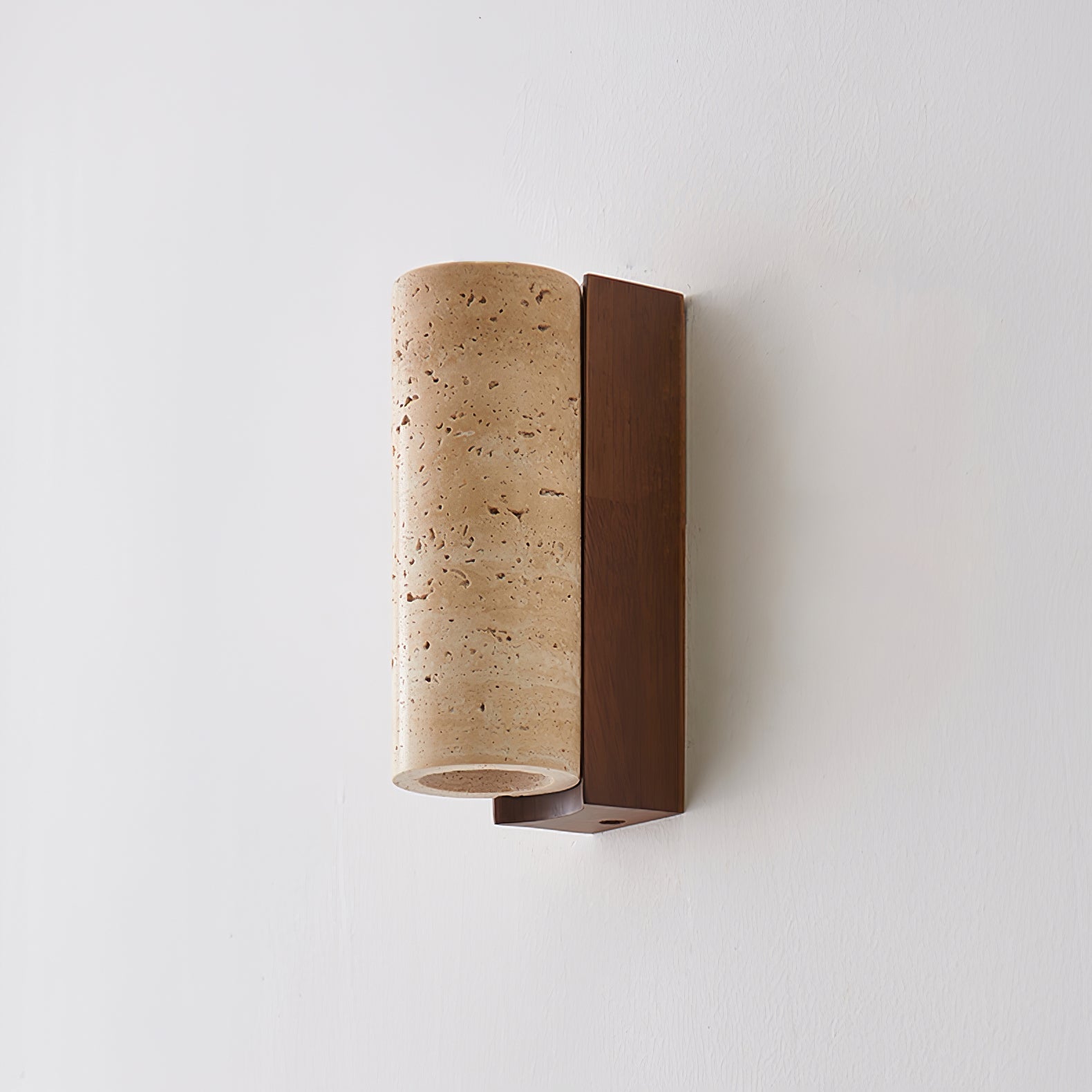 Lysandra Cylindrical Travertine Wall Light - Blowlighting