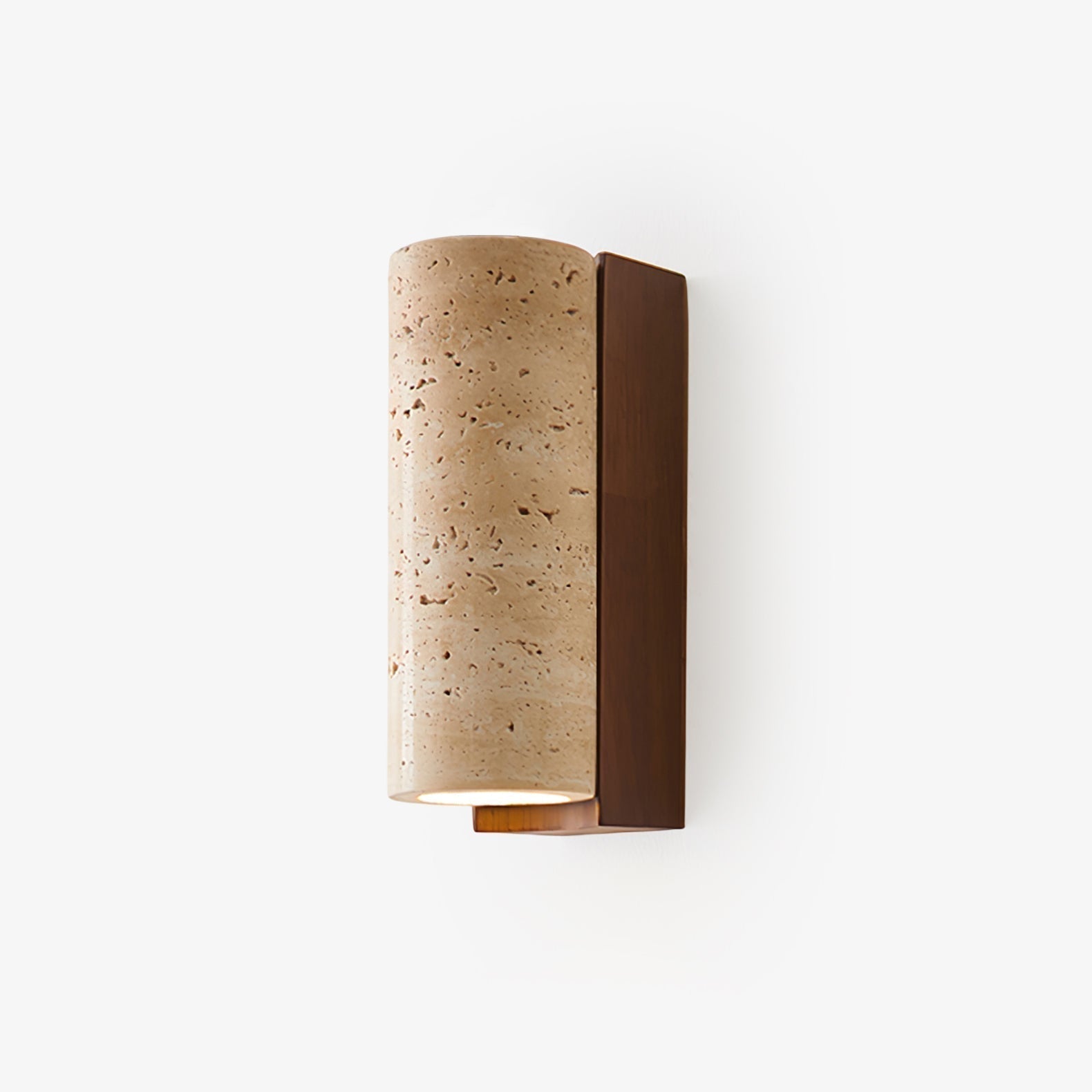 Lysandra Cylindrical Travertine Wall Light - Blowlighting