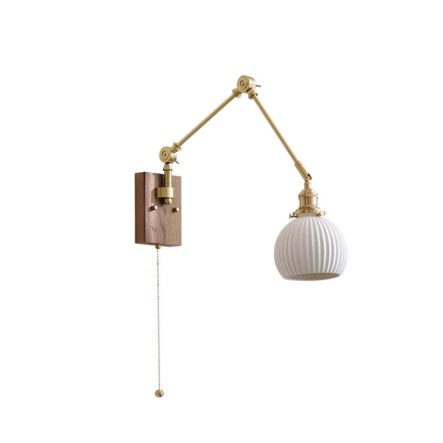 Brione Vintage Holz Wandleuchte-Letslighting