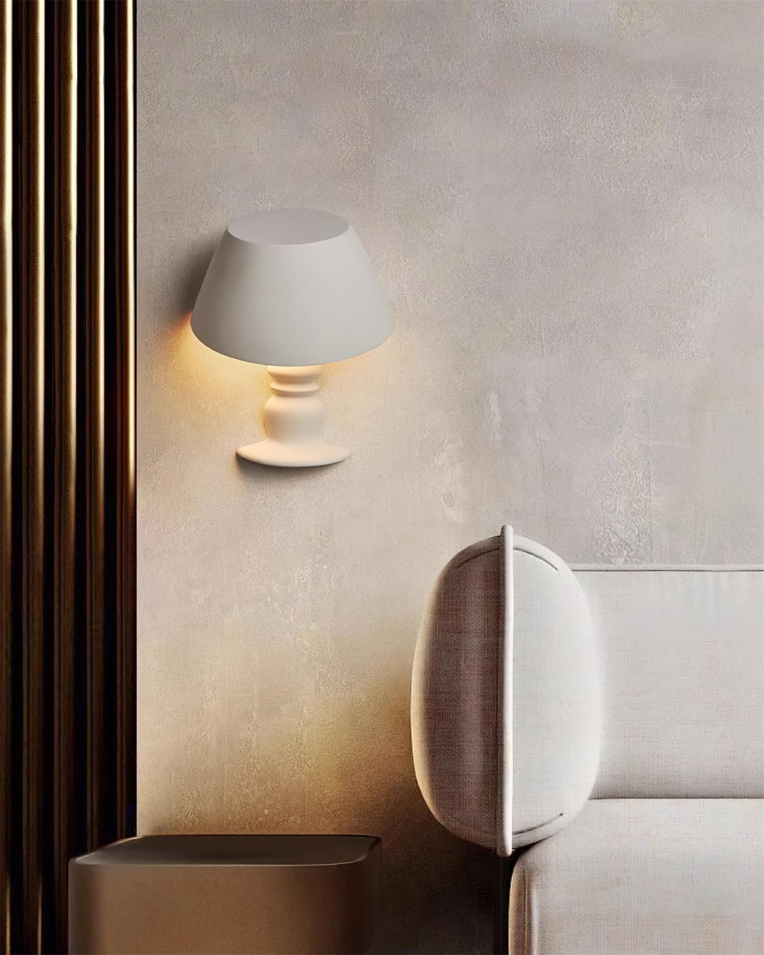 Miro Wandleuchte Skulptural Gips Minimalistisch-Letslighting