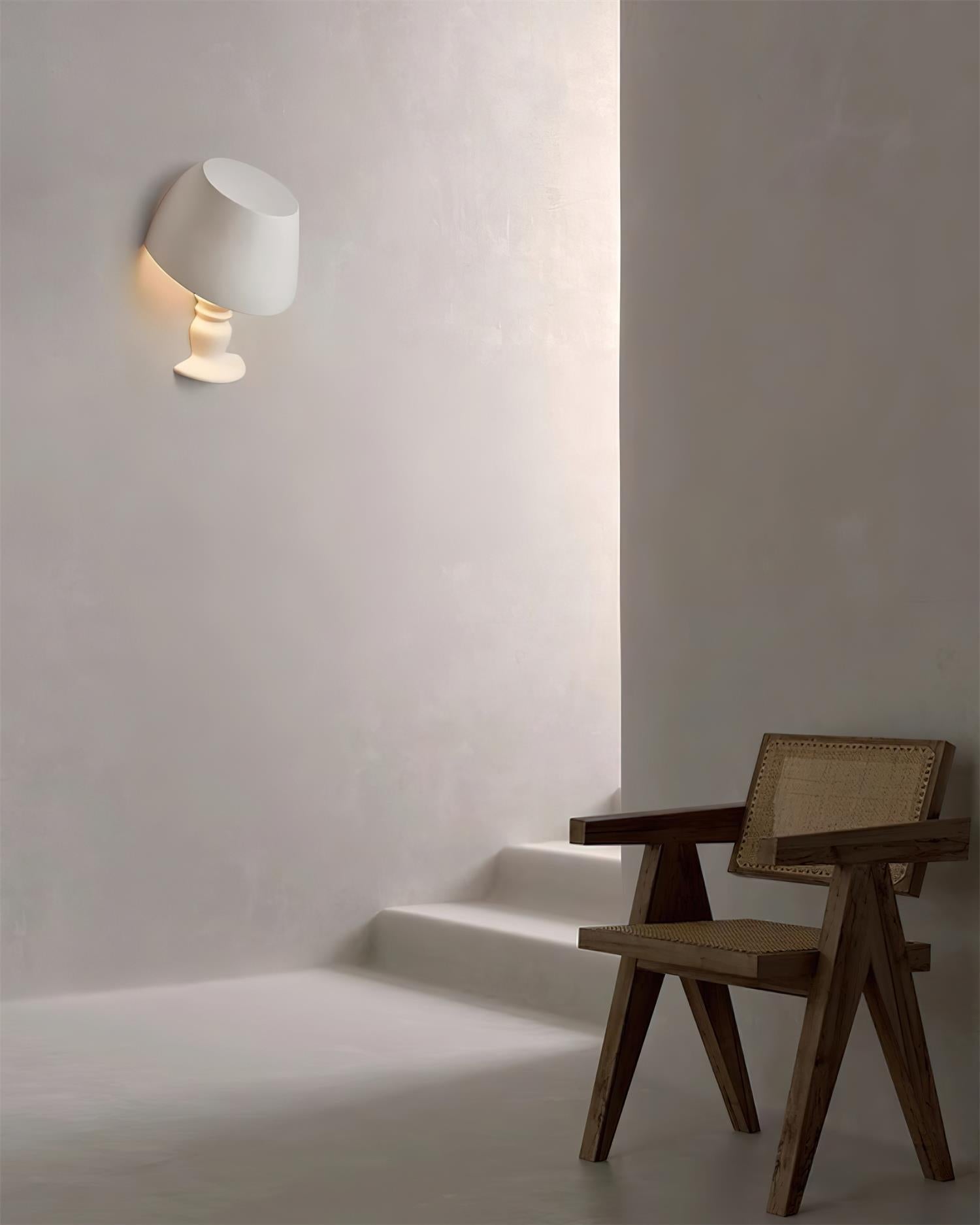 Miro Wandleuchte Skulptural Gips Minimalistisch-Letslighting