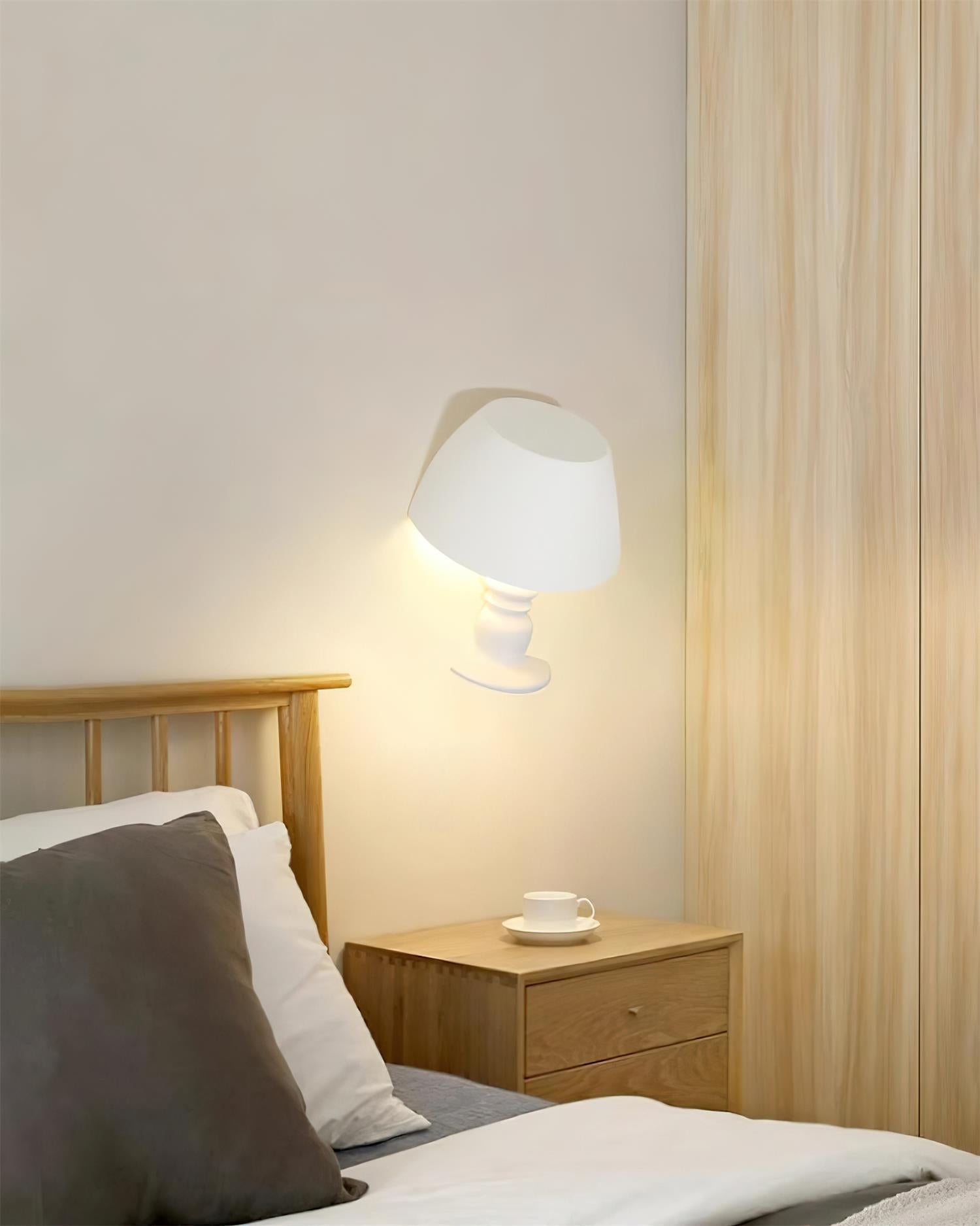 Miro Wandleuchte Skulptural Gips Minimalistisch-Letslighting