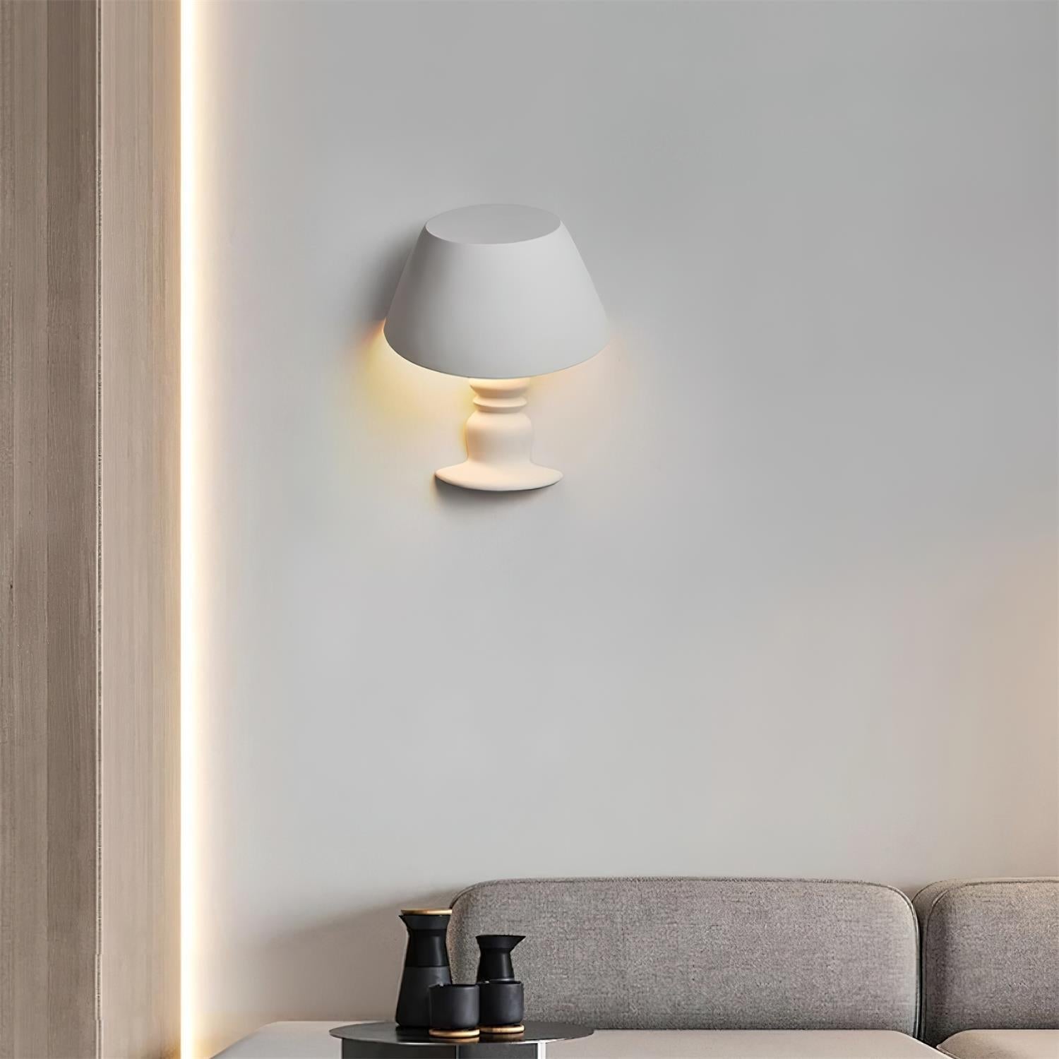 Miro Wandleuchte Skulptural Gips Minimalistisch-Letslighting